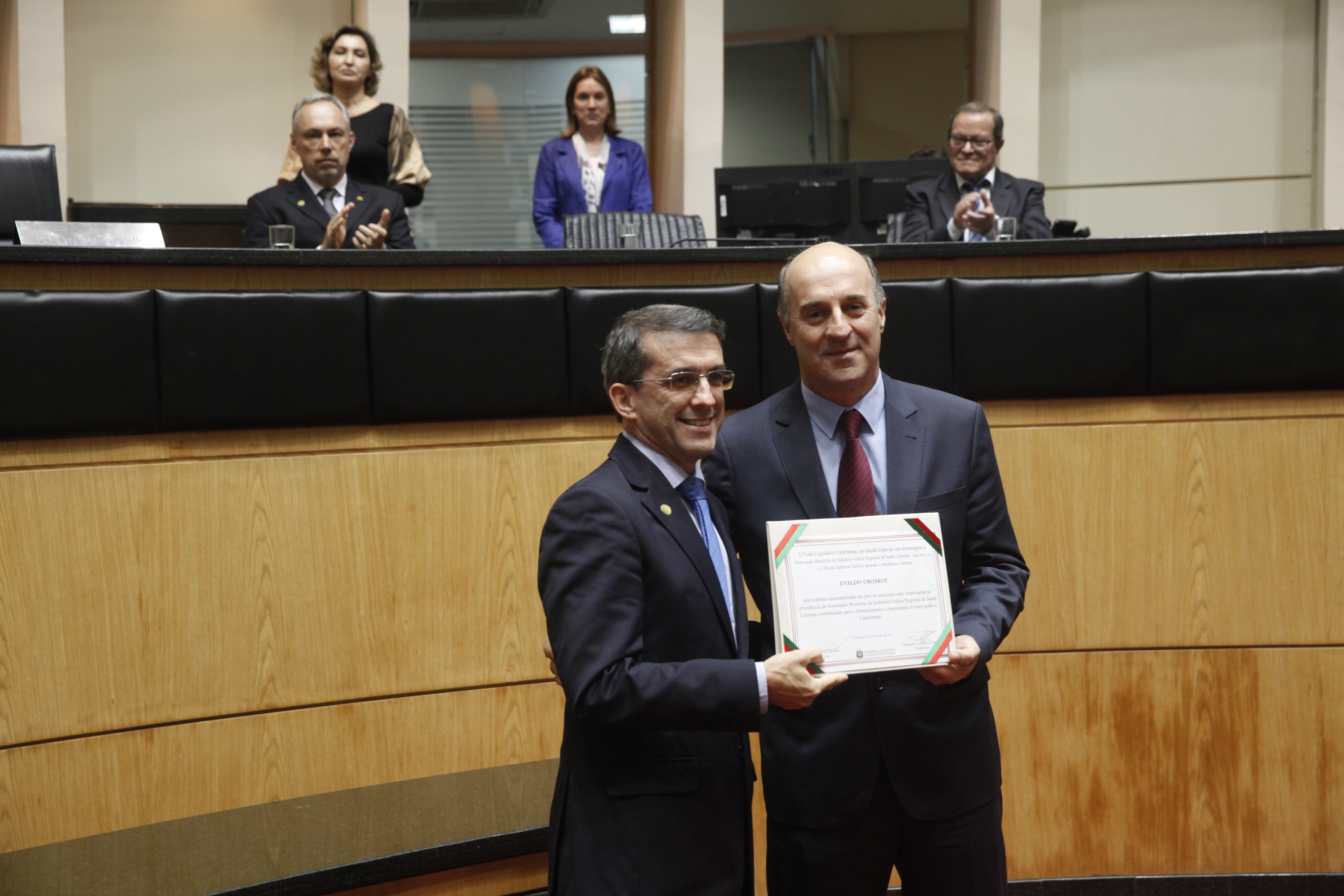 Sessão Especial em Homenagem à Abigraf - Associação Brasileira de Indústrias Gráficas - Regional de Santa Catarina
