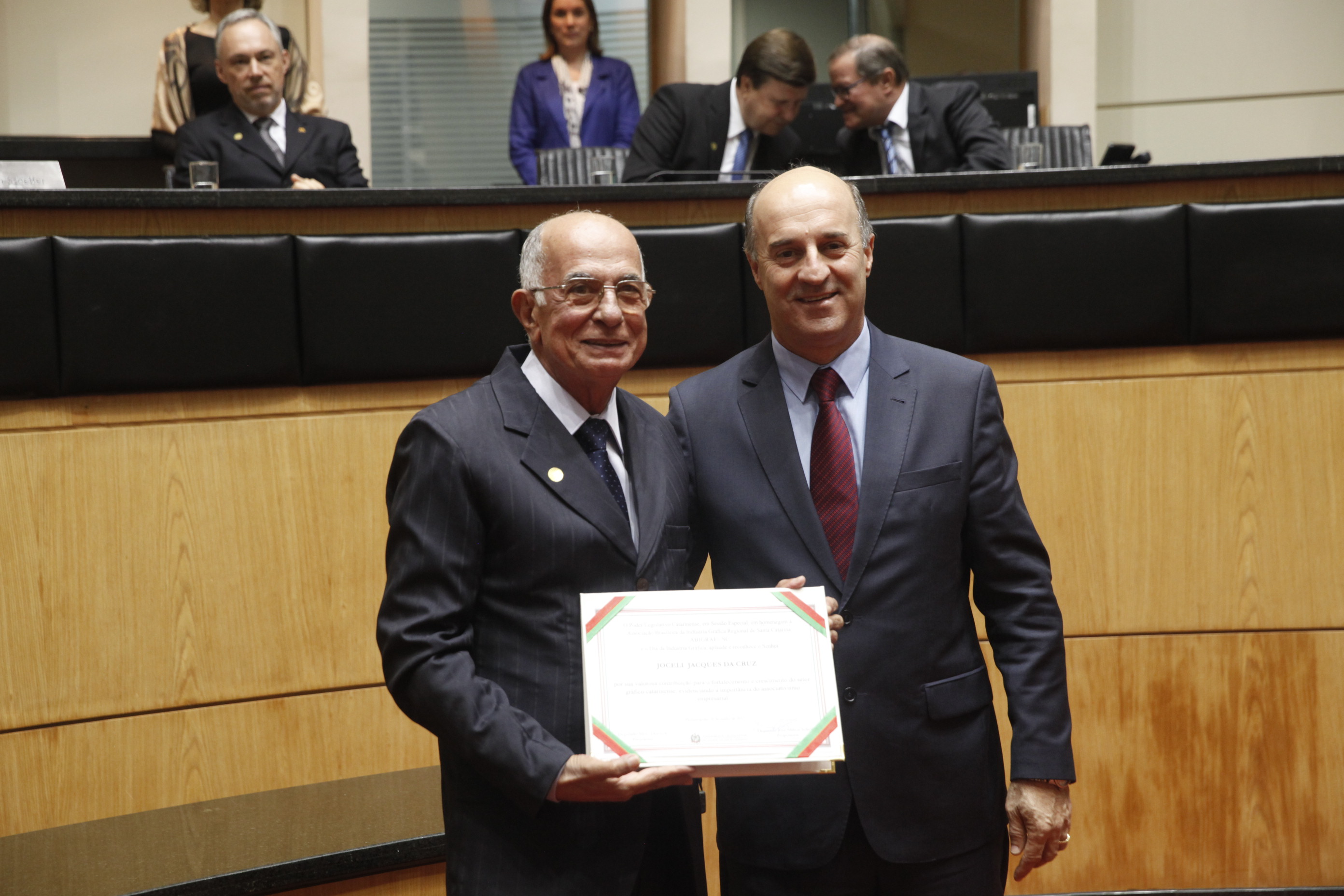 Sessão Especial em Homenagem à Abigraf - Associação Brasileira de Indústrias Gráficas - Regional de Santa Catarina