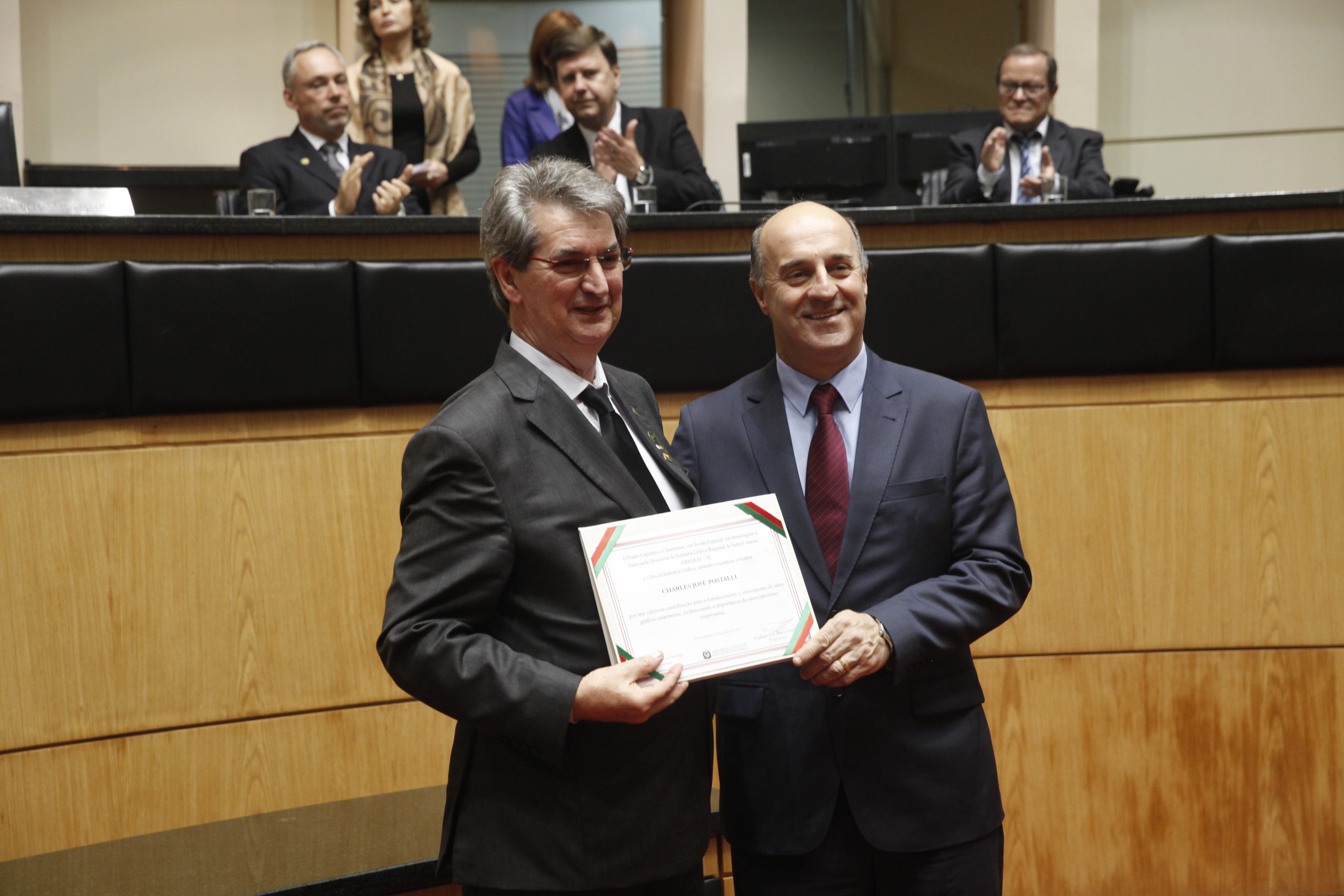 Sessão Especial em Homenagem à Abigraf - Associação Brasileira de Indústrias Gráficas - Regional de Santa Catarina