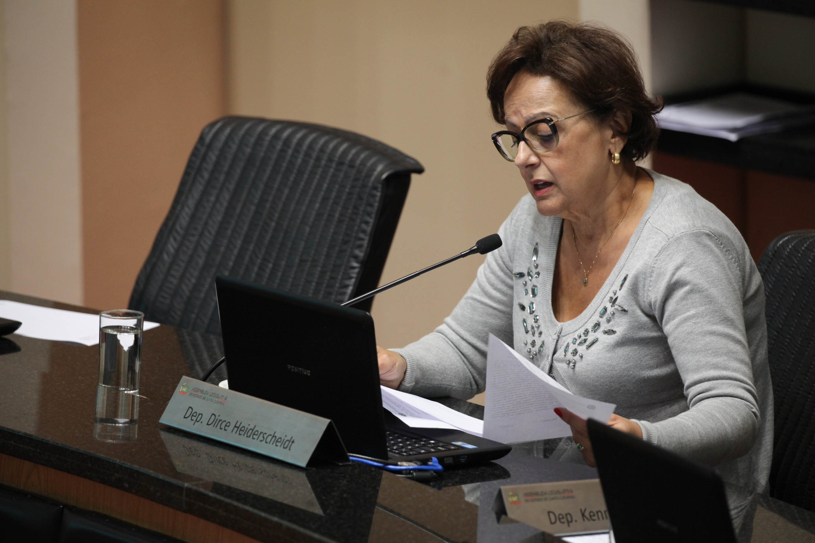Deputada Dirce Heiderscheidt (PMDB). Sessão Ordinária. Foto: Karina Ferreira