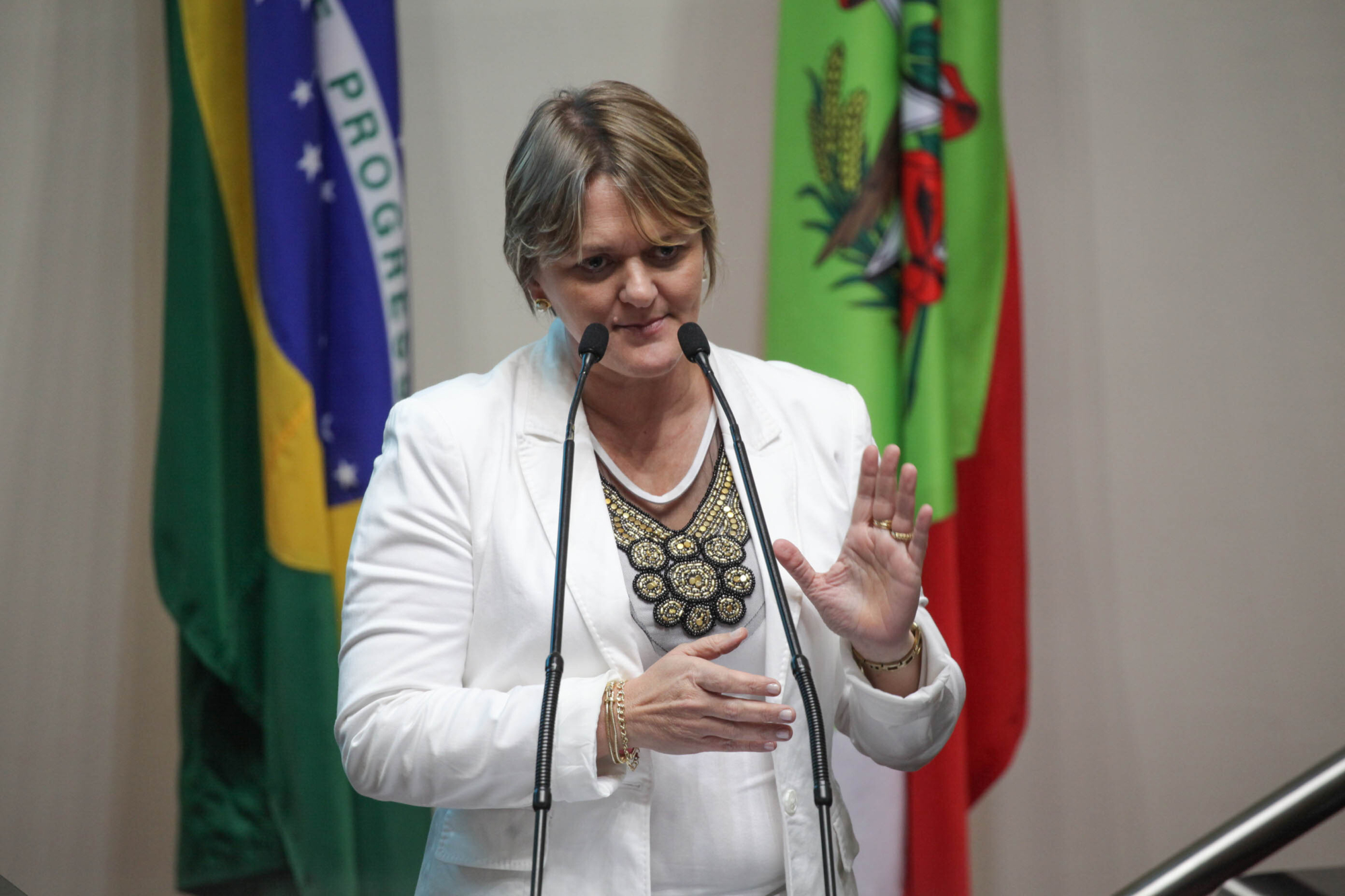 Luciane cobra apreciação dos pedidos de impeachment de Colombo