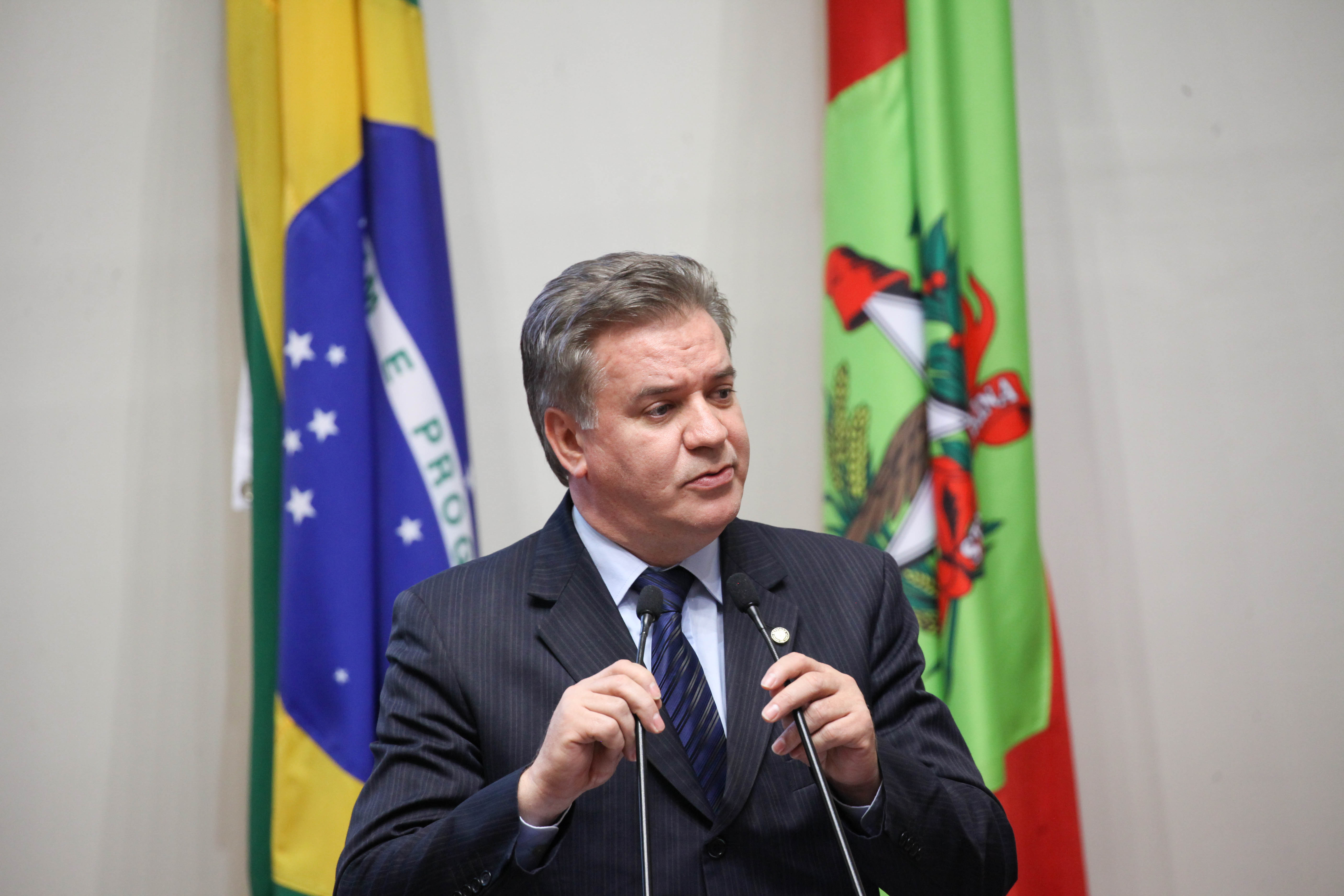 Deputado César Valduga (PCdoB). Sessão Ordinária. Foto: Karina Ferreira / Agência AL