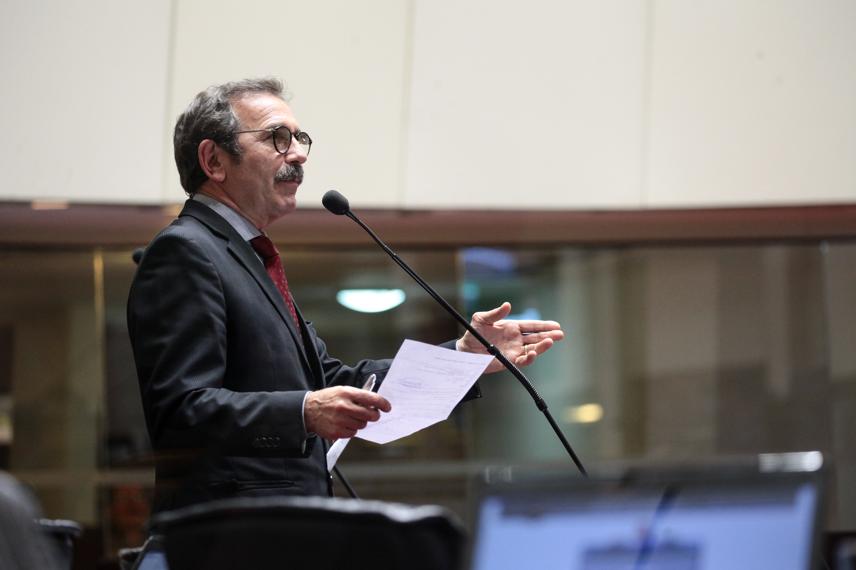Deputado Serafim Venzon (PSDB). Sessão Ordinária. Foto: Karina Ferreira / Agência AL