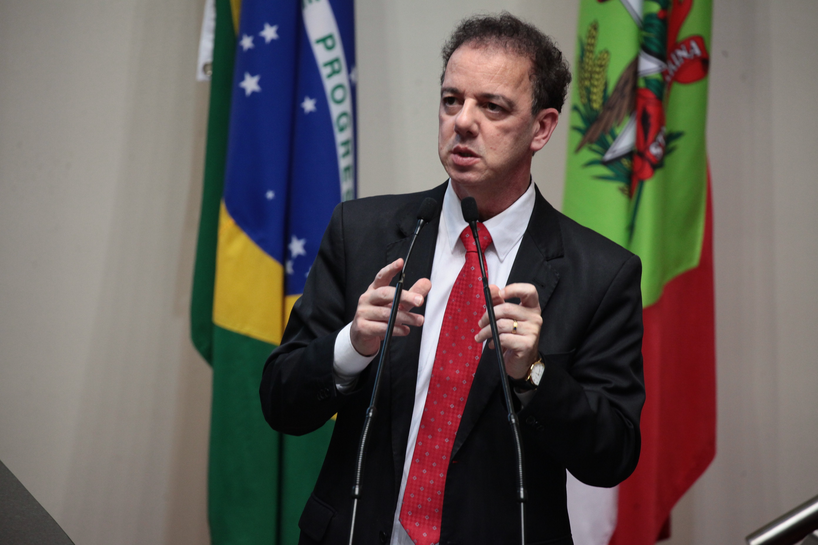 Sessão Ordinária. Deputado Ismael dos Santos (PSD). Foto: Miriam Zomer / Agência AL