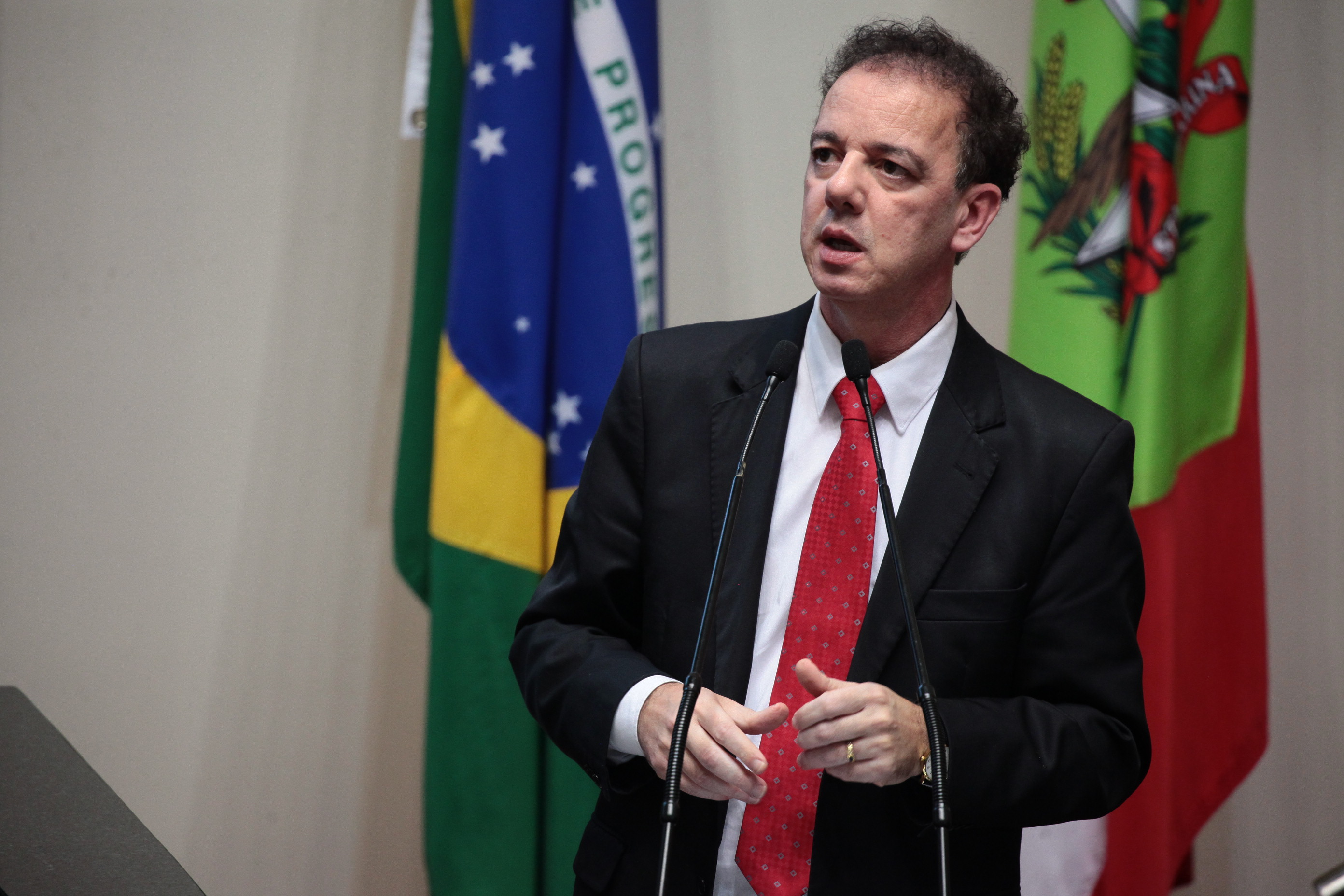 Sessão Ordinária. Deputado Ismael dos Santos (PSD). Foto: Miriam Zomer / Agência AL