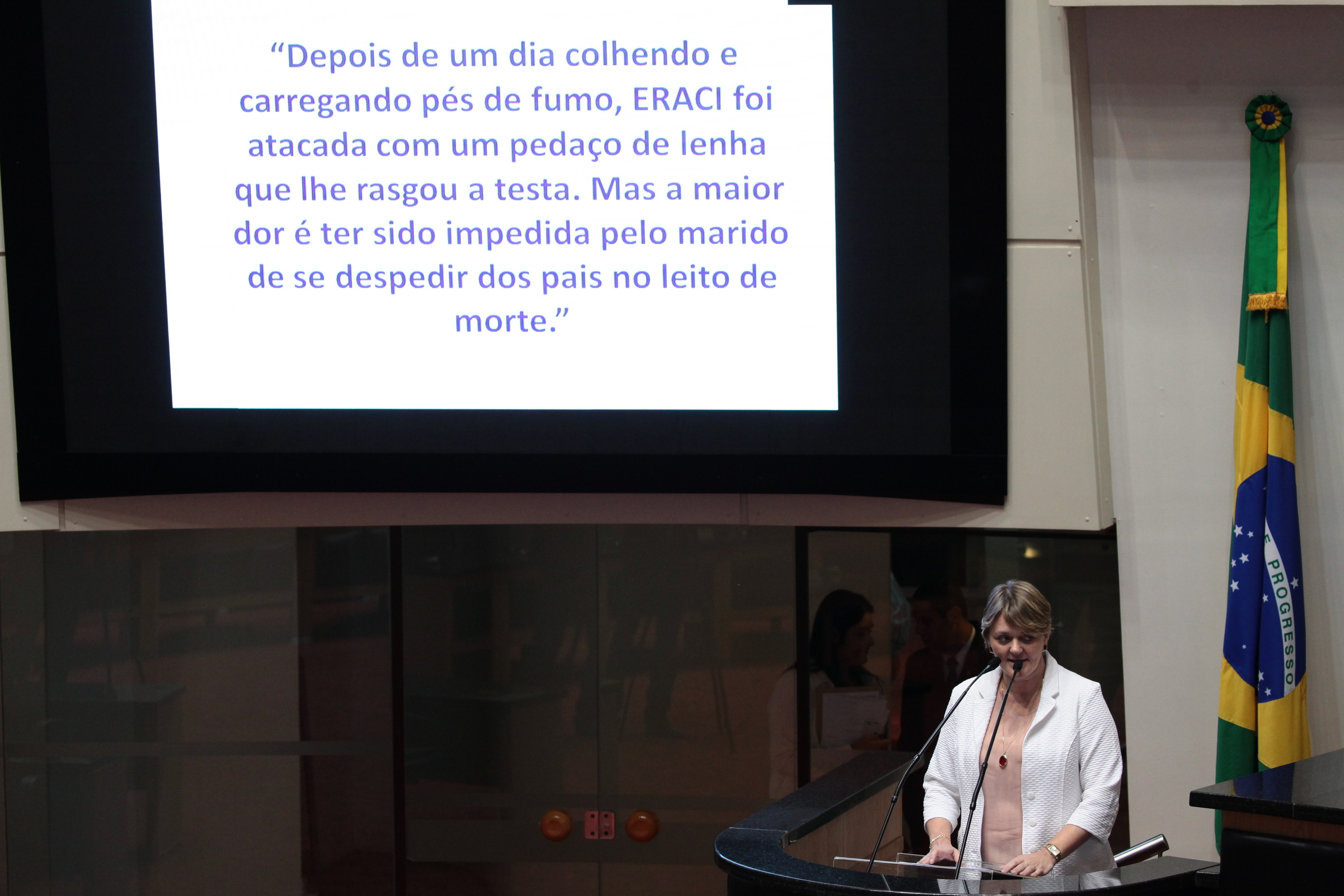 Sessão Ordinária. Deputada Luciane Carminatti (PT). Foto: Miriam Zomer / Agência AL