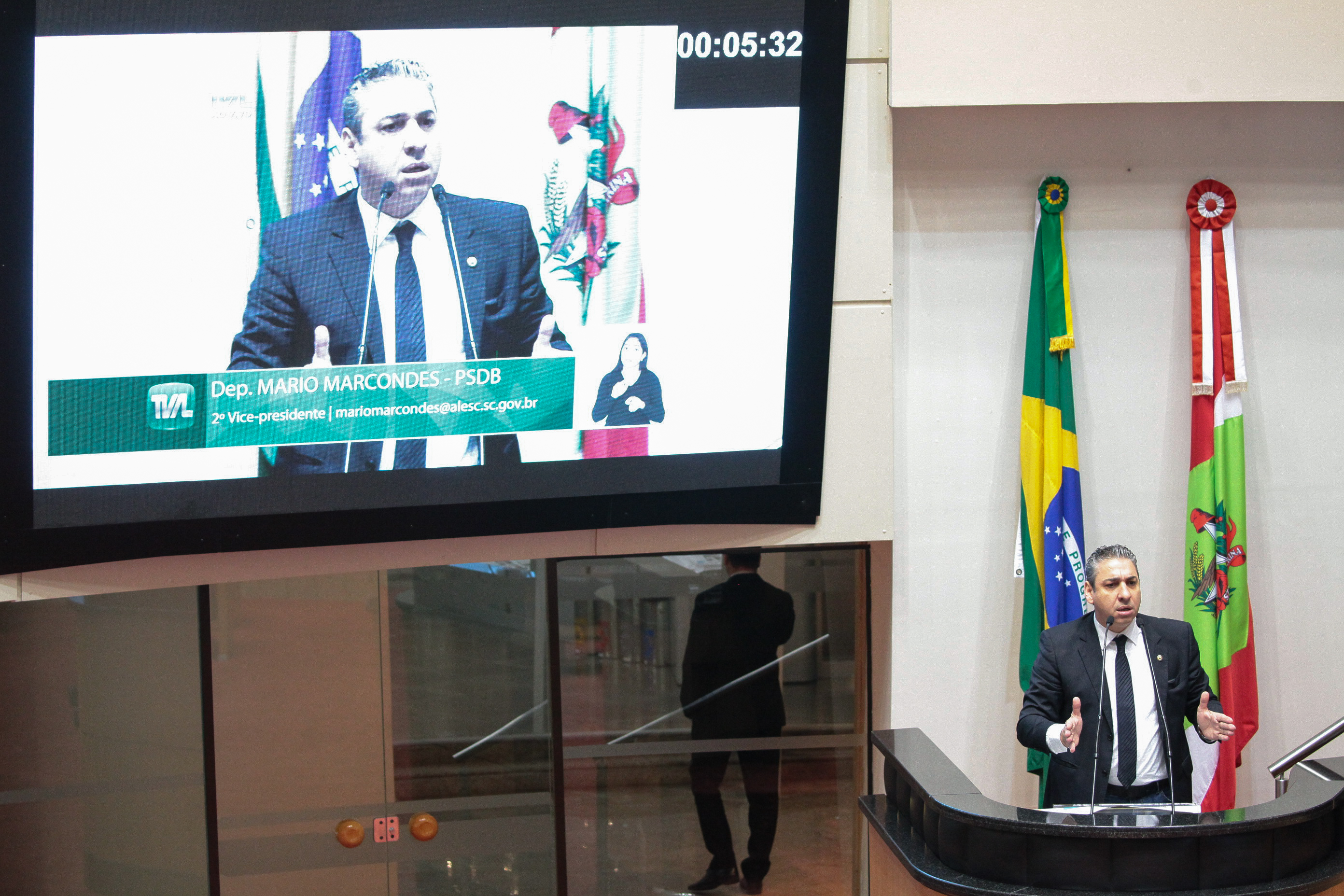 Deputado Mario Marcondes (PSDB). Sessão Ordinária.