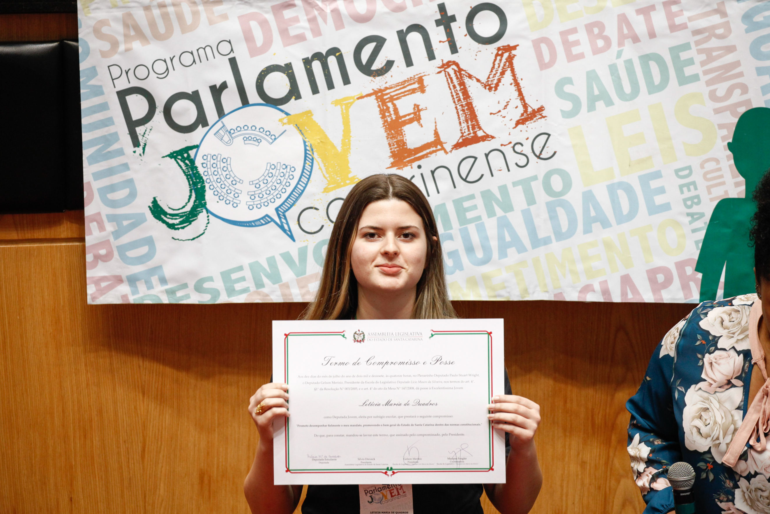 Cerimônia de Posse do Parlamento Jovem. Foto: Karina Ferreira / Agência AL