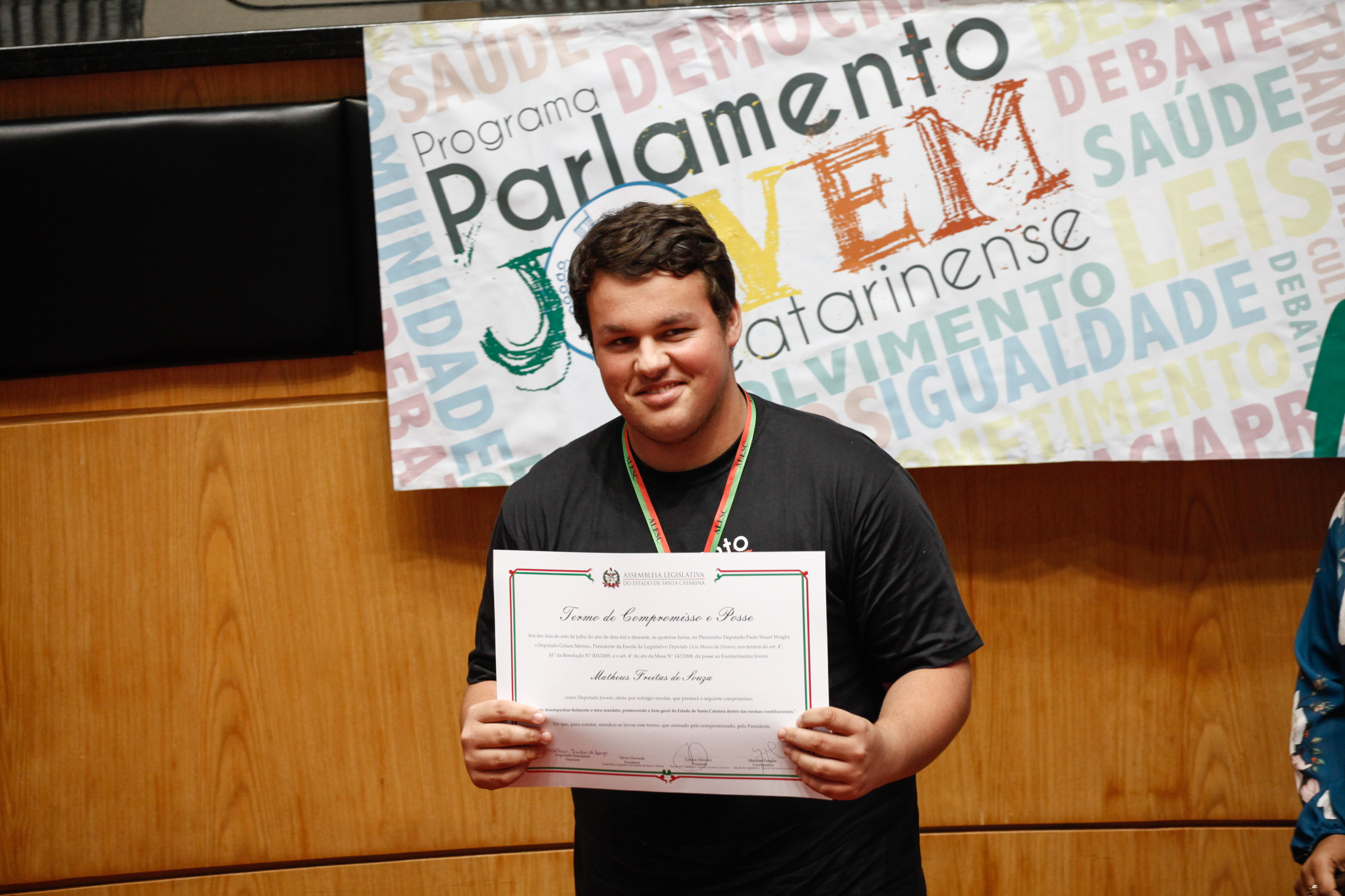 Cerimônia de Posse do Parlamento Jovem. Foto: Karina Ferreira / Agência AL