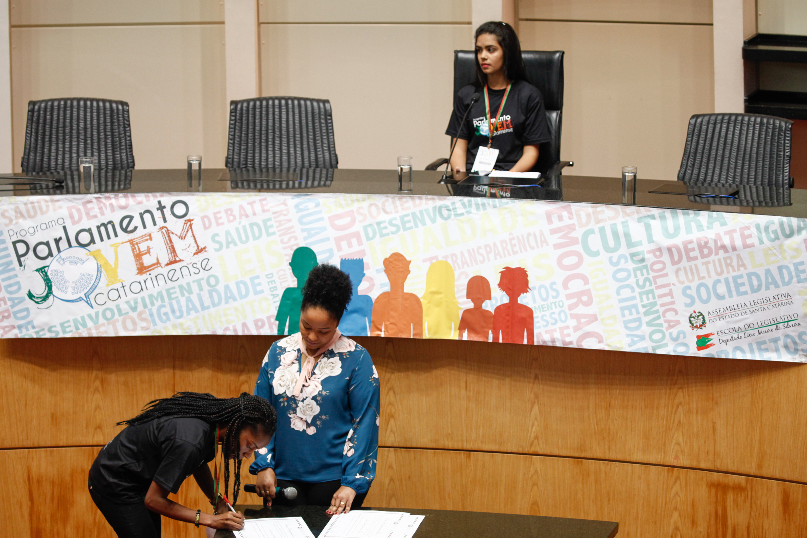 Cerimônia de Posse do Parlamento Jovem. Foto: Karina Ferreira / Agência AL