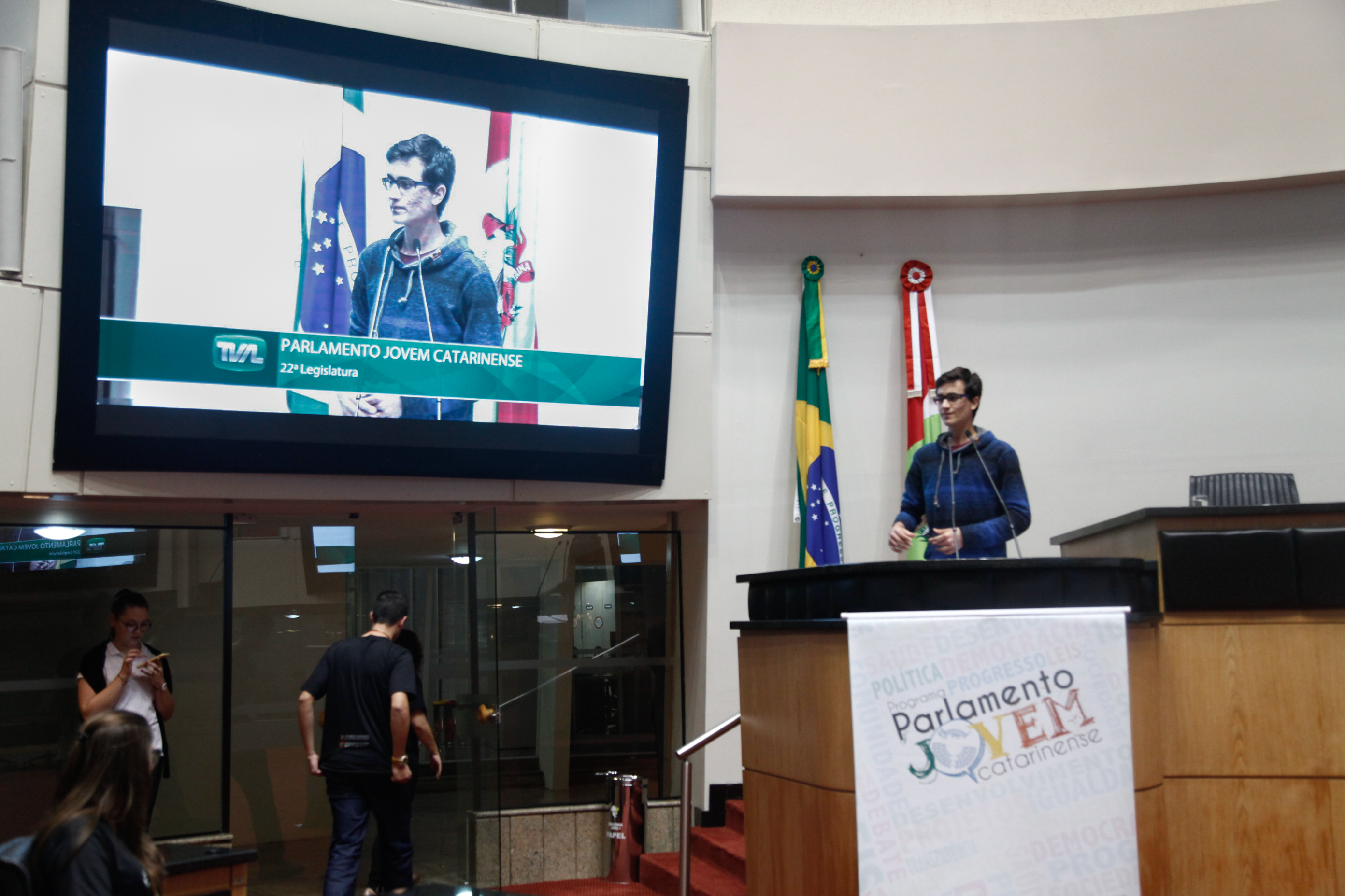 Cerimônia de Posse do Parlamento Jovem. Foto: Karina Ferreira / Agência AL