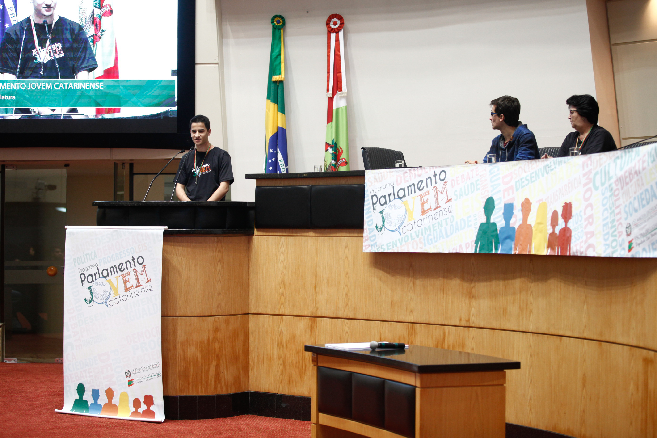 Cerimônia de Posse do Parlamento Jovem. Foto: Karina Ferreira / Agência AL