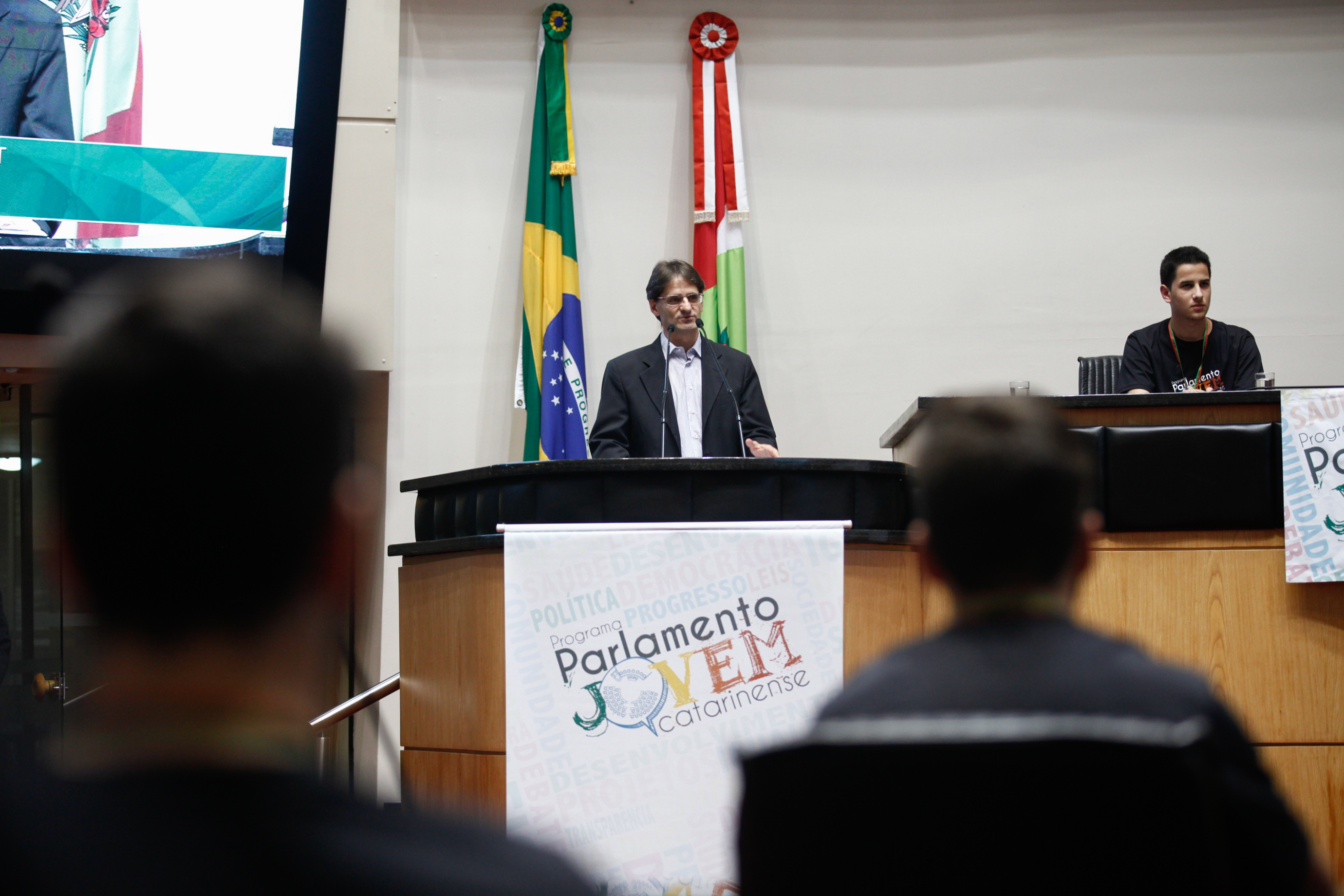 Cerimônia de Posse do Parlamento Jovem. Foto: Karina Ferreira / Agência AL