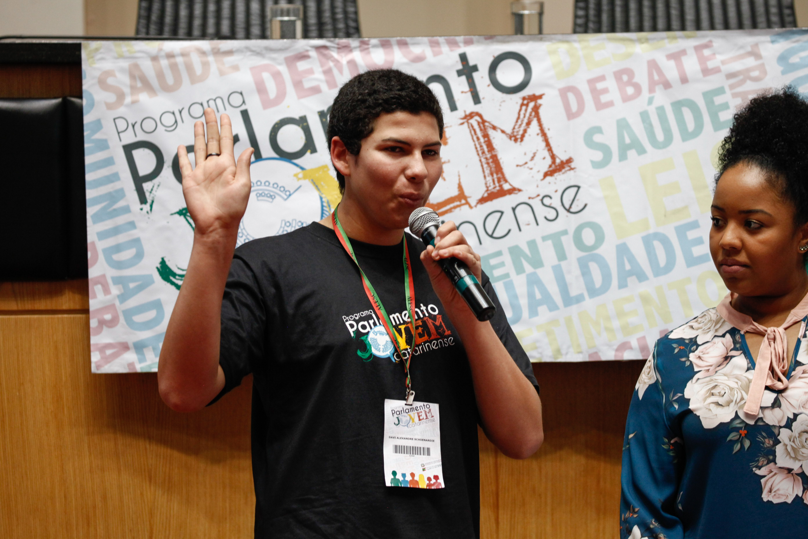 Cerimônia de Posse do Parlamento Jovem. Foto: Karina Ferreira / Agência AL