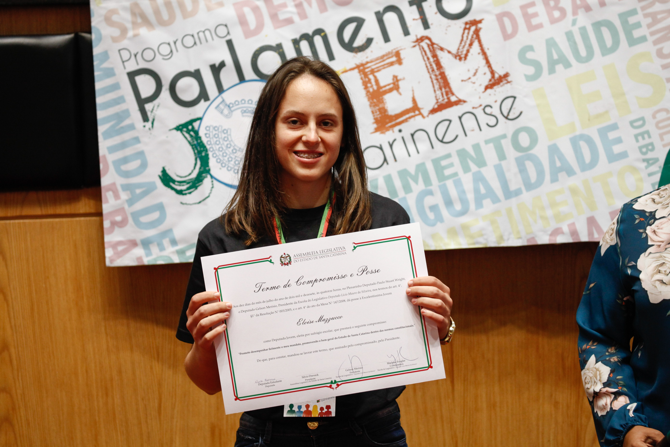Cerimônia de Posse do Parlamento Jovem. Foto: Karina Ferreira / Agência AL