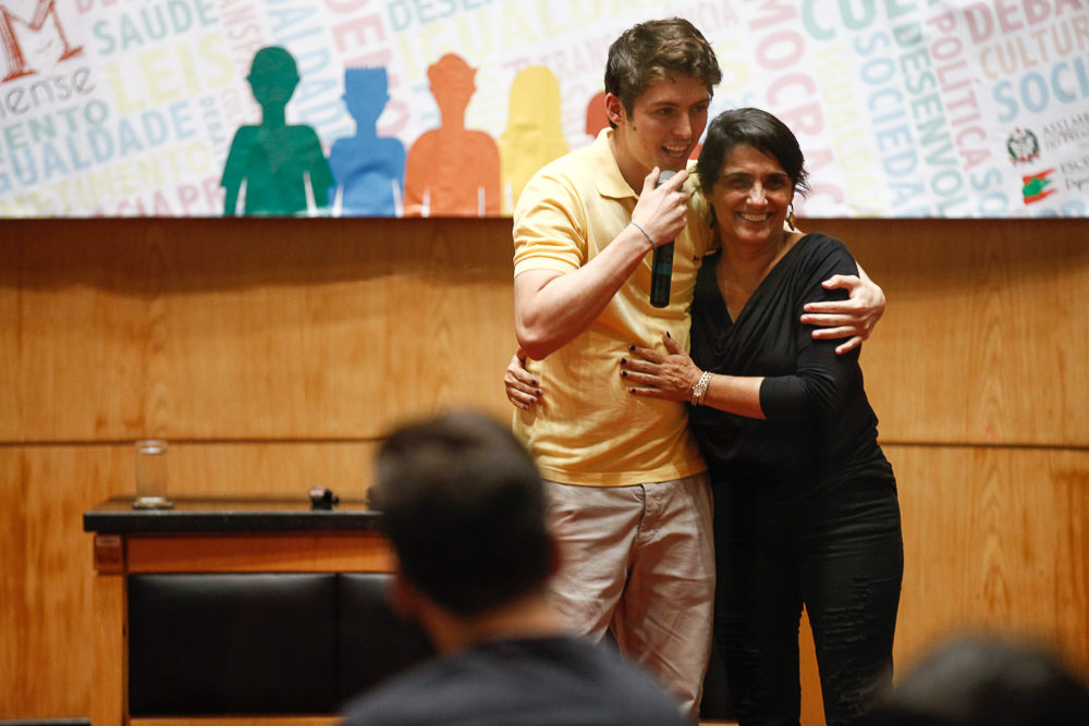 Parlamento Jovem. Palestra com Israel Rocha.