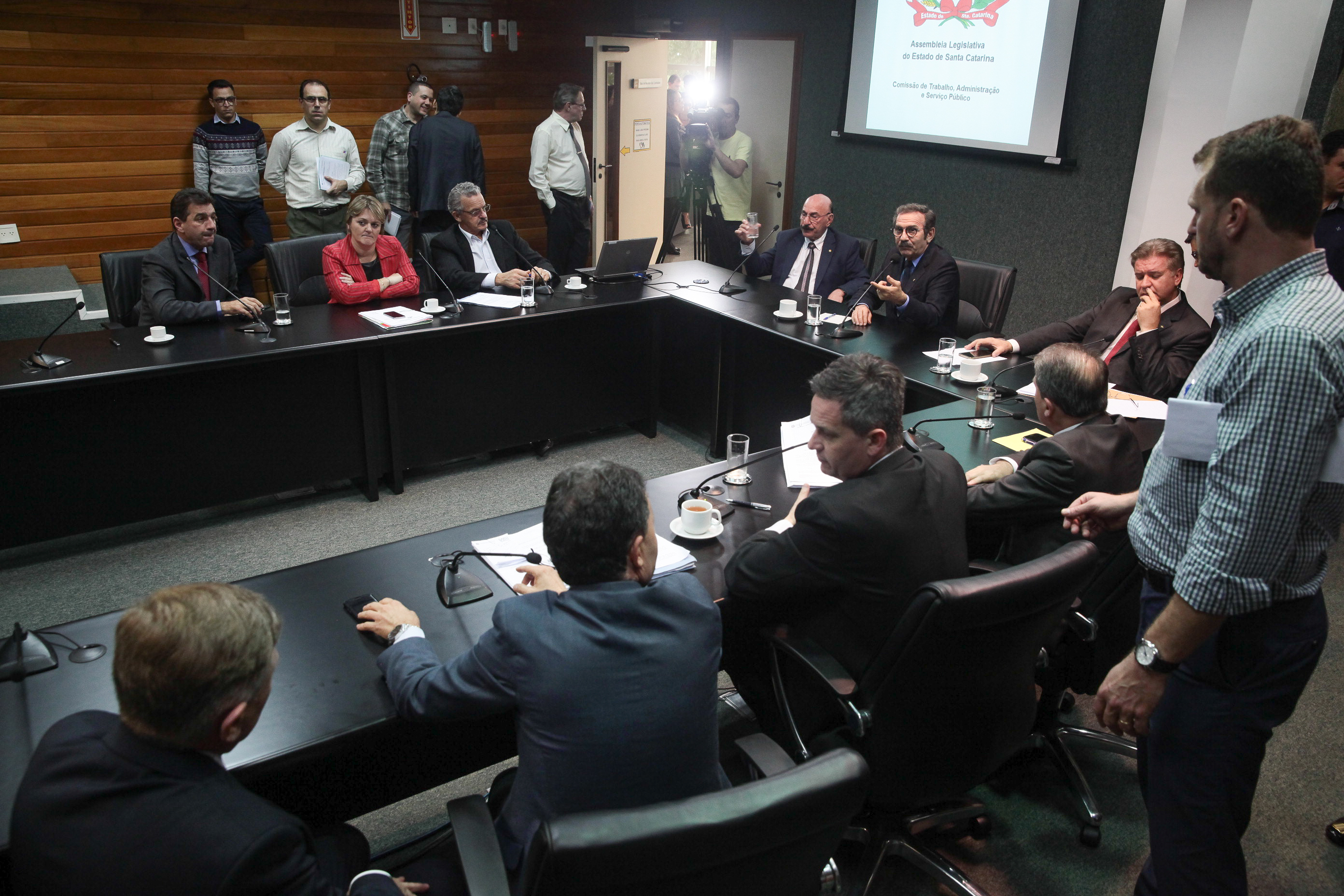 Reunião da Comissão de Trabalho.