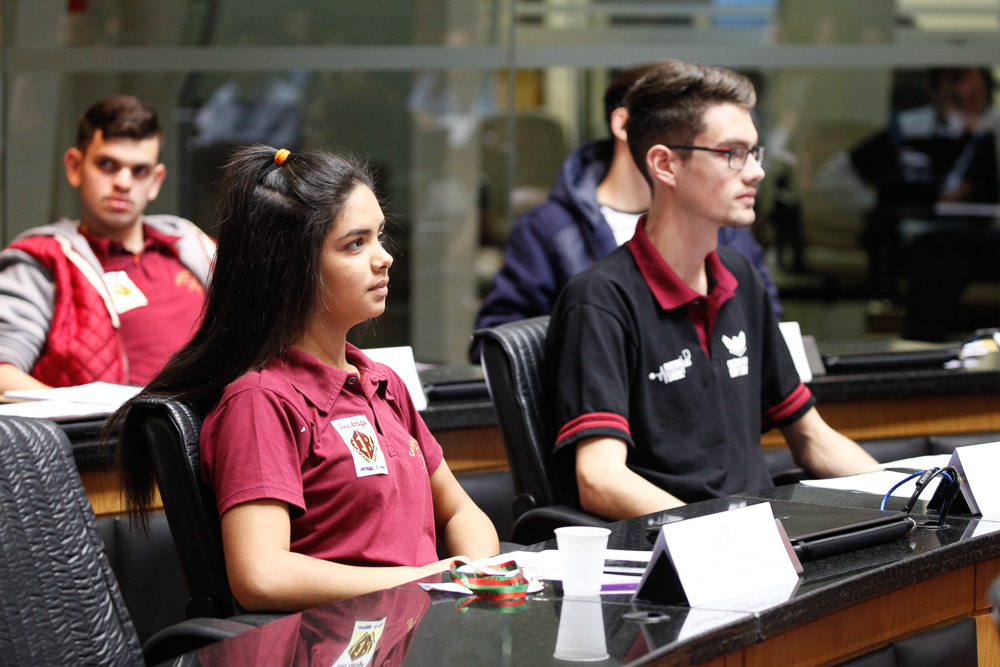 Sessão Especial do Parlamento Jovem Catarinense.