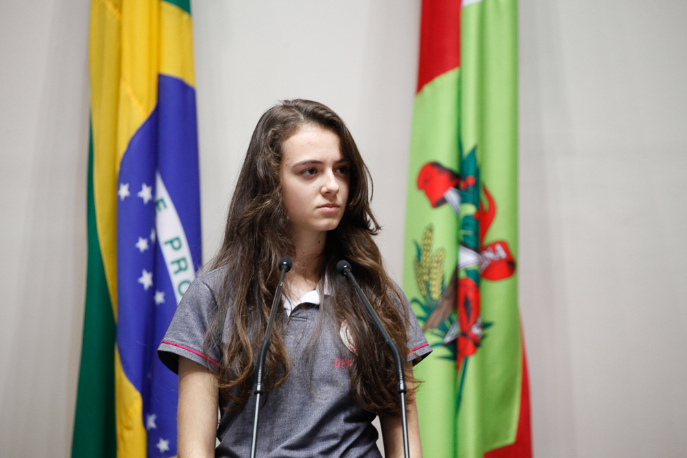 Sessão Especial do Parlamento Jovem Catarinense.