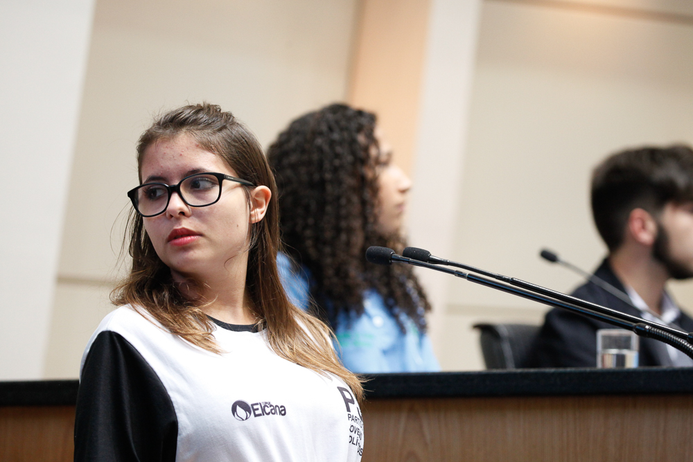 Sessão Especial do Parlamento Jovem Catarinense.