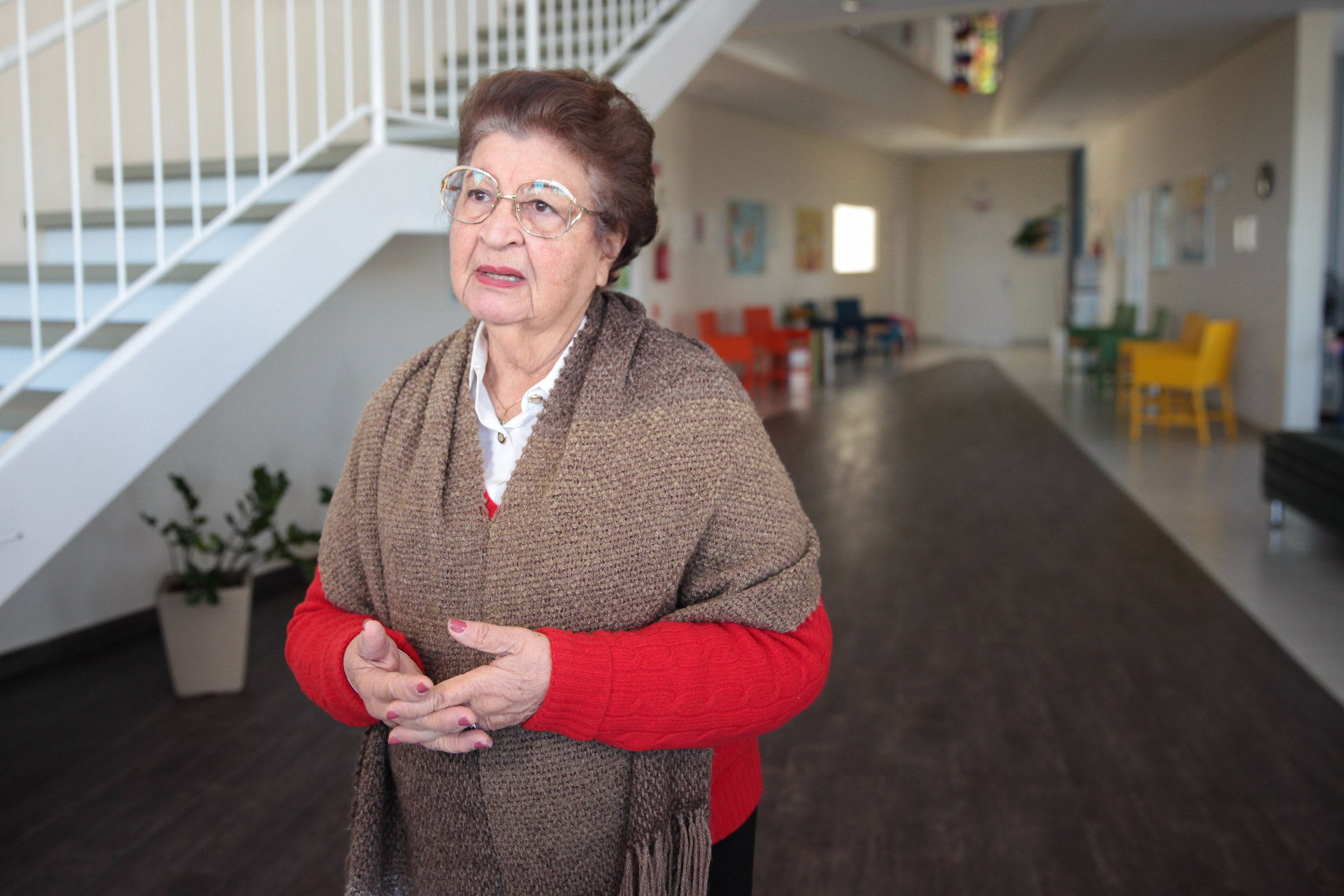 Maria Gertrudes da Luz Gomes - Presidente da Avos.