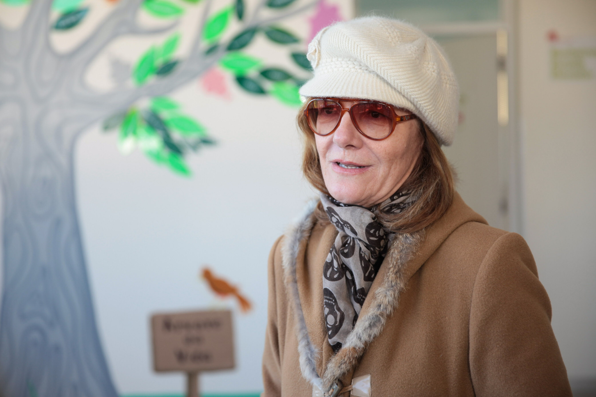 Sandra Ferreira de Mello, artista plástica e voluntária