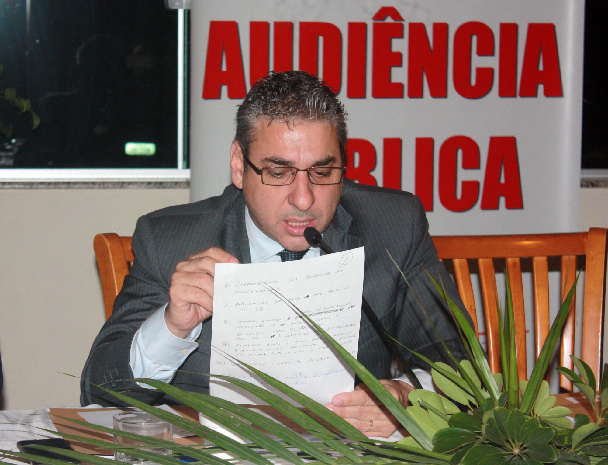 Deputado Mario Marcondes foi o proponente da audiência feita pela Comissão de Transportes da Alesc. FOTO: Divulgação