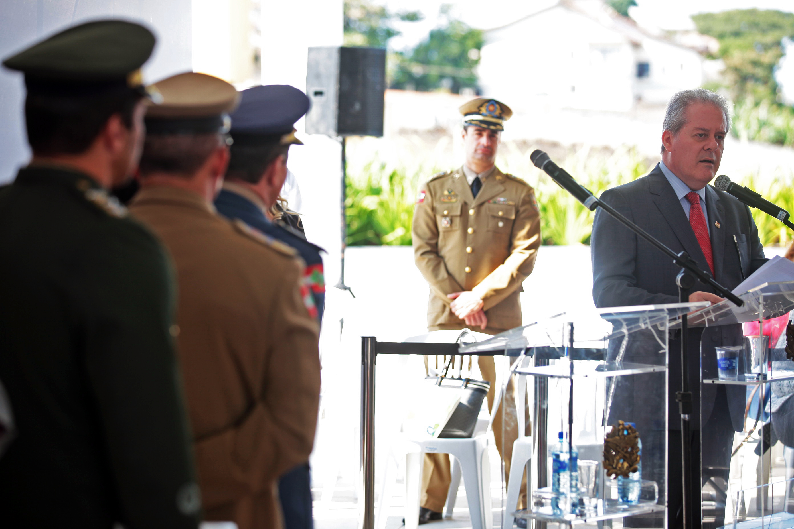Inauguração do Centro Administrativo da Secretaria de Segurança Pública de SC.