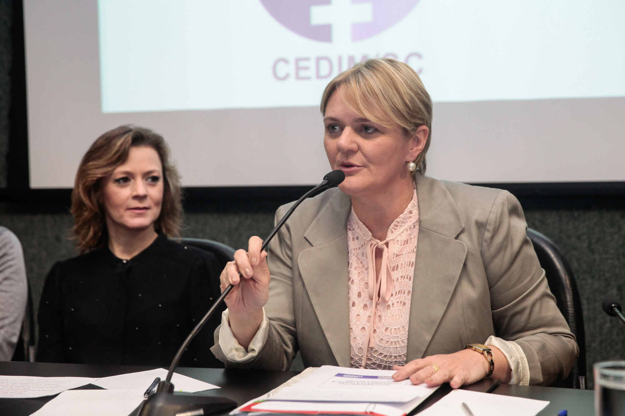Deputada Luciane Carminatti, coordenadora da Bancada Feminina