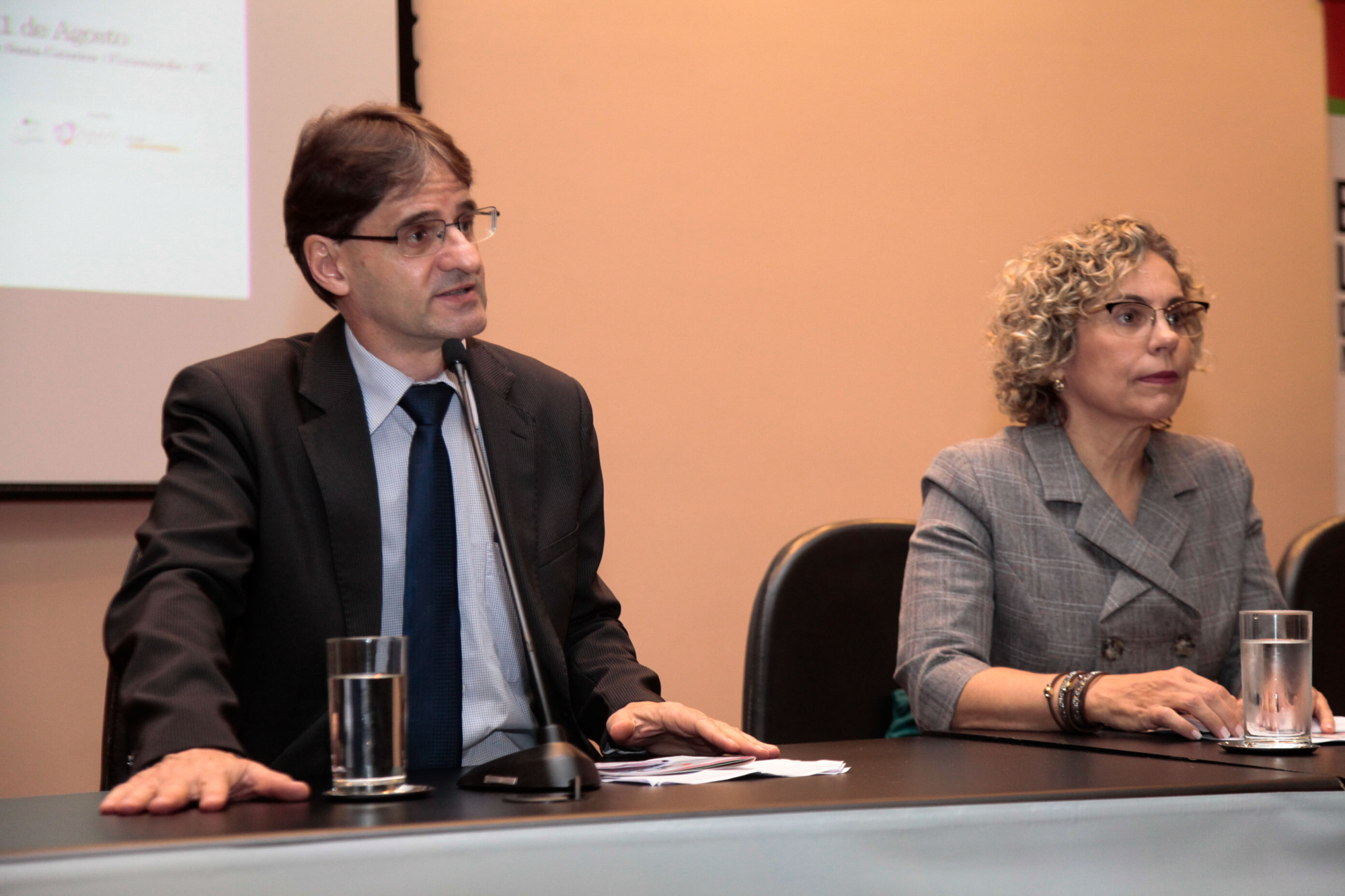 Deputados Neodi Saretta e Ana Paula Lima