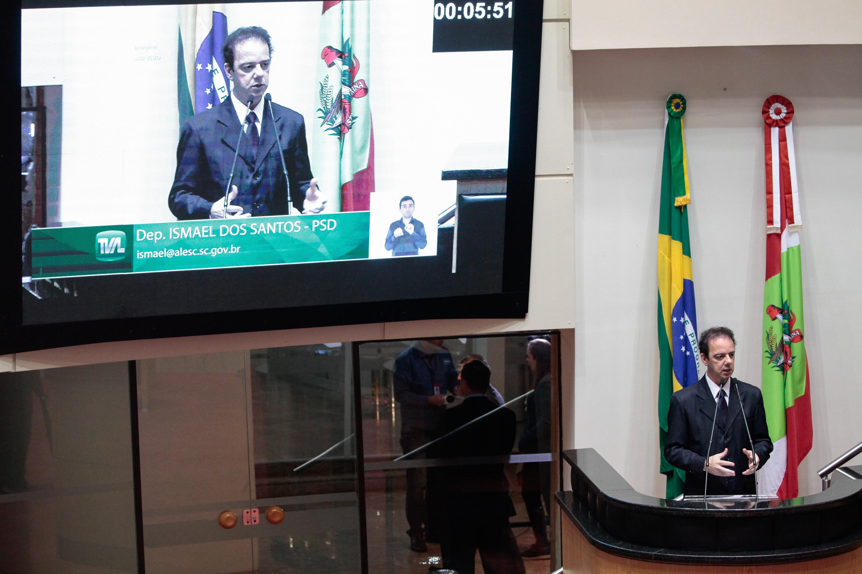 Deputado Ismael dos Santos (PSD). Sessão Ordinária.