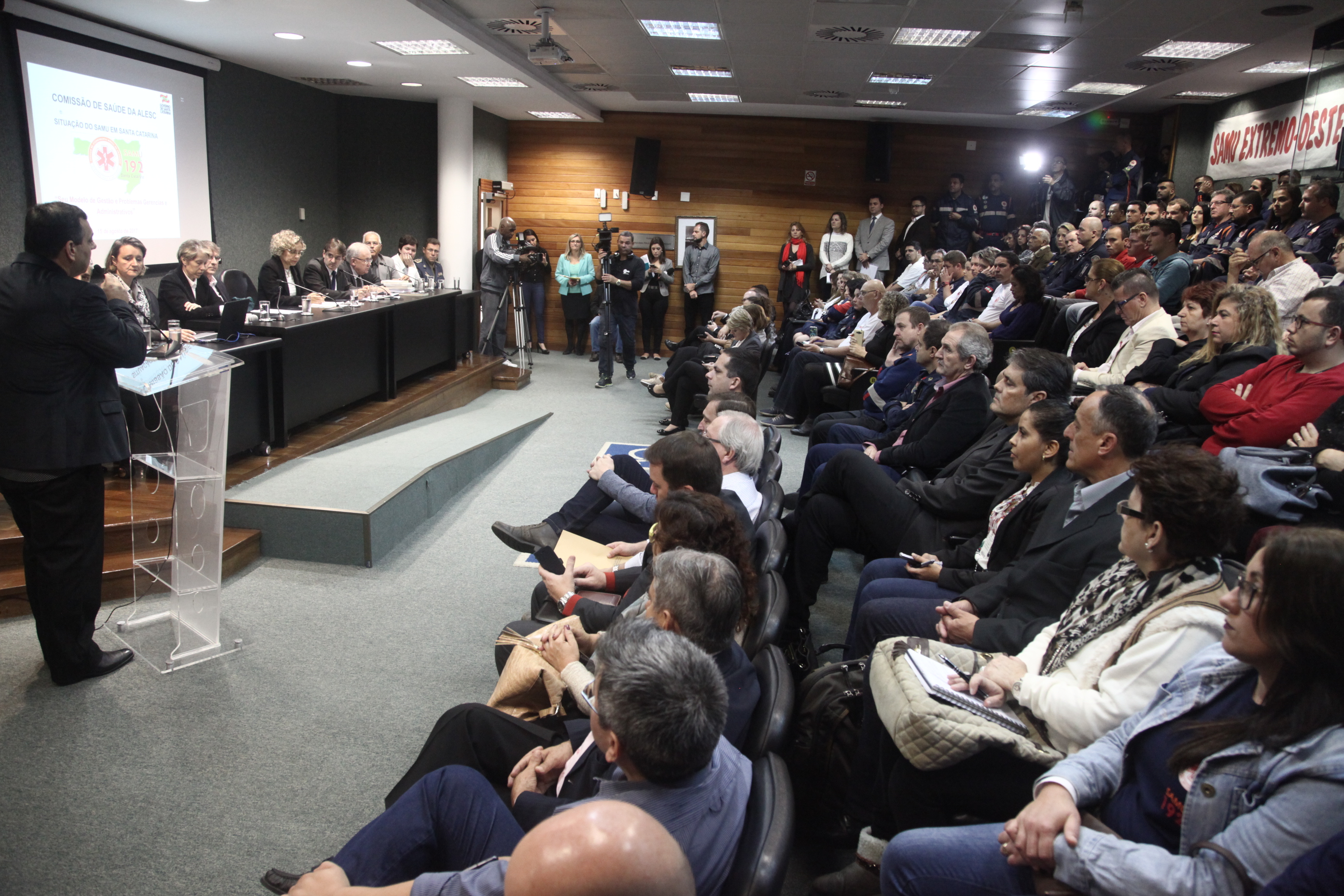 Audiência Pública Sobre Situação do SAMU/SC.