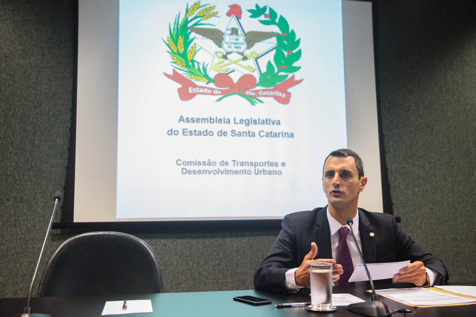Deputado João Amin, presidente da comissão