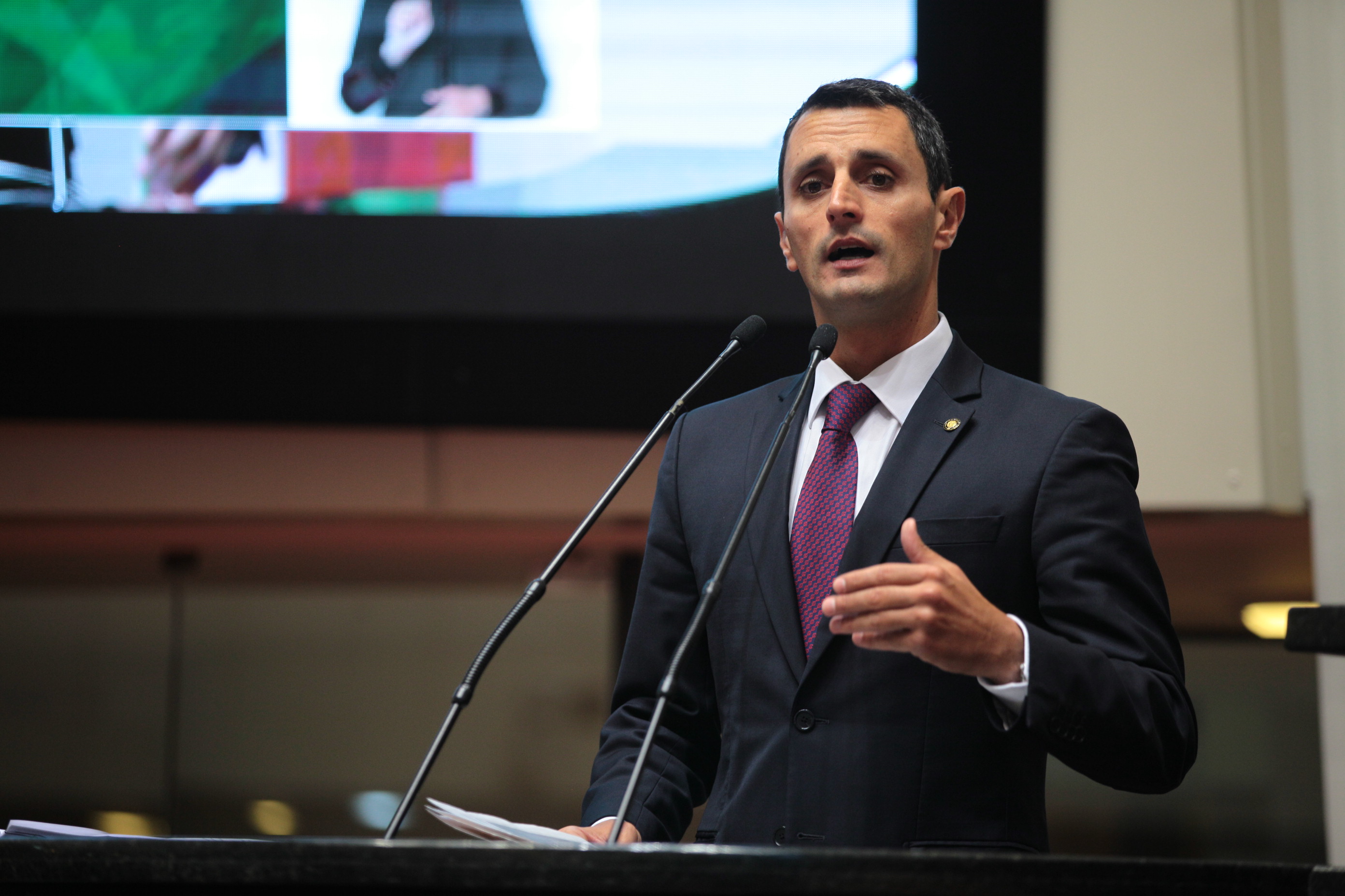 Deputado João Amin (PP). Sessão Ordinária. Foto: Solon Soares / Agência AL