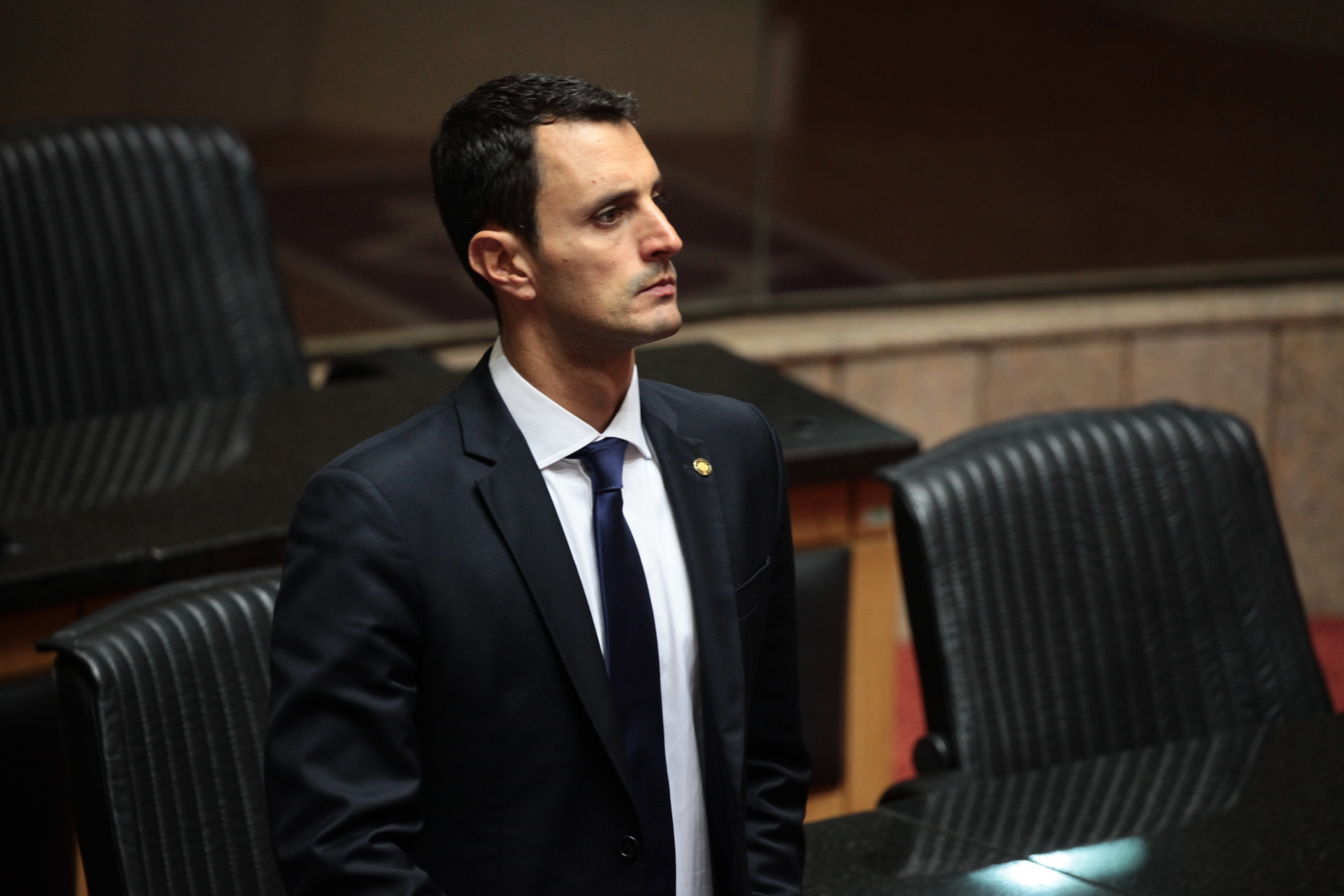 Sessão Ordinária. Deputado João Amin (PP) - Foto: Miriam Zomer / Agência AL