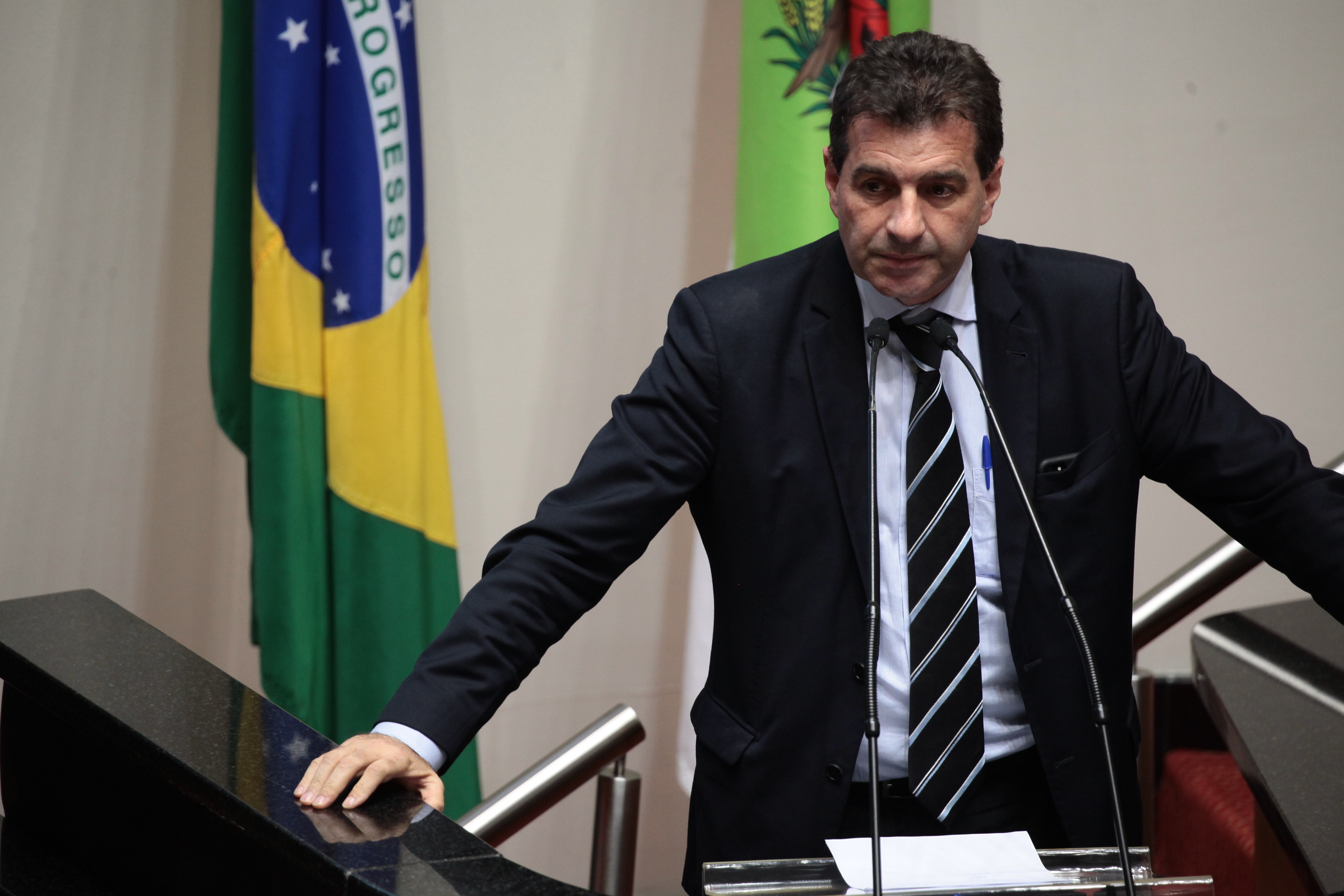 Sessão Ordinária. Deputado Valdir Cobalchini (PMDB) - Foto: Miriam Zomer / Agência AL