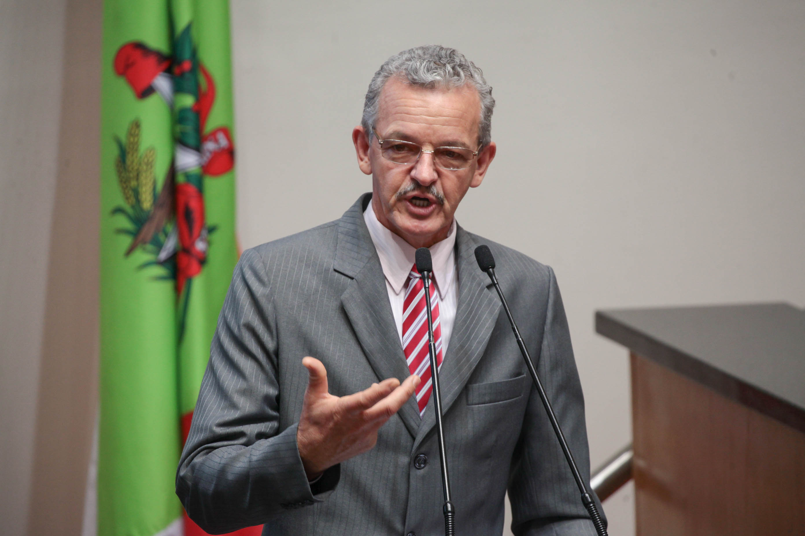 Deputado Dirceu Dresch (PT). Sessão Ordinária. Foto: Karina Ferreira / Agência AL
