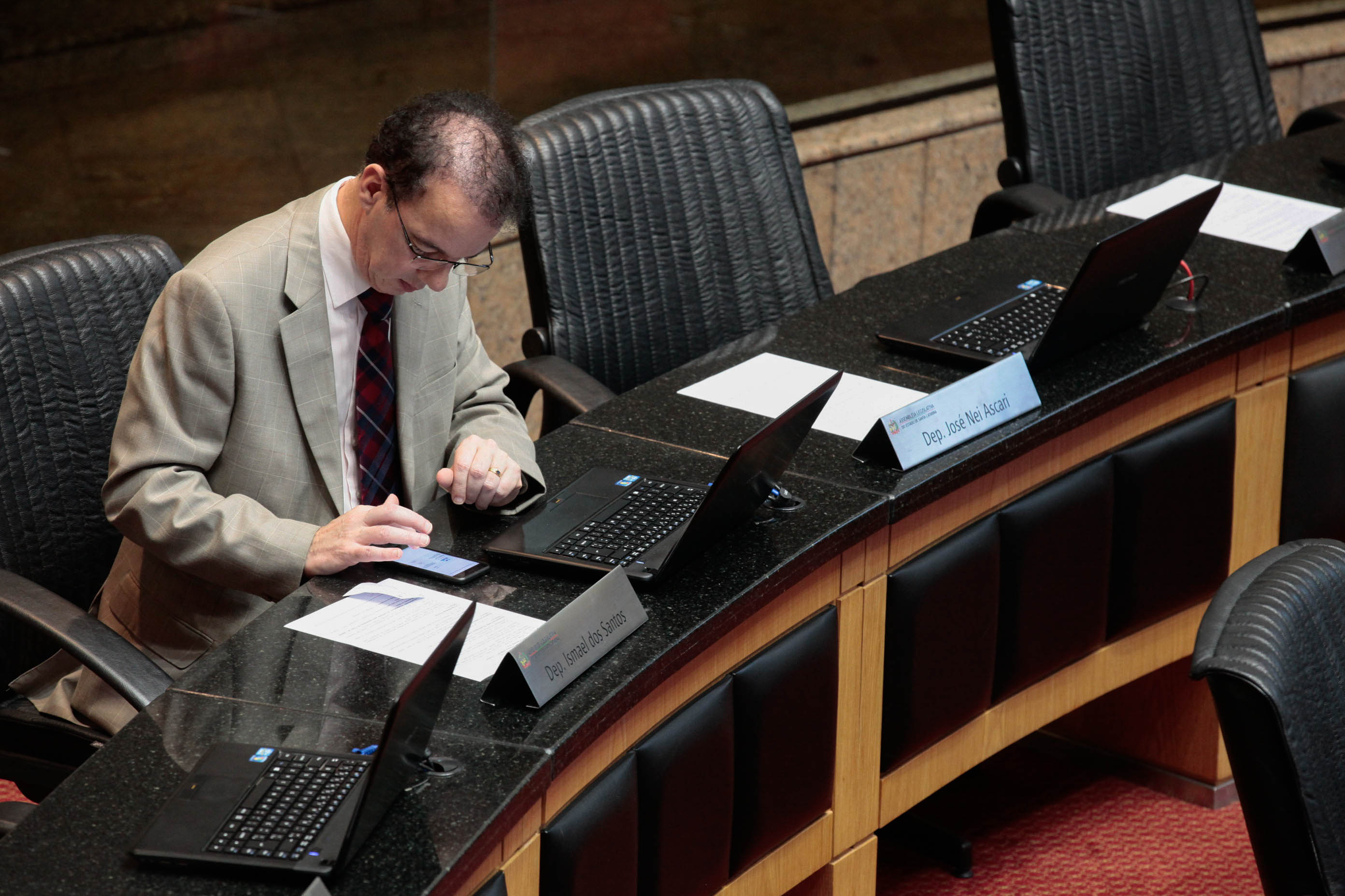 Deputado Ismael dos Santos (PSD). Sessão Ordinária.