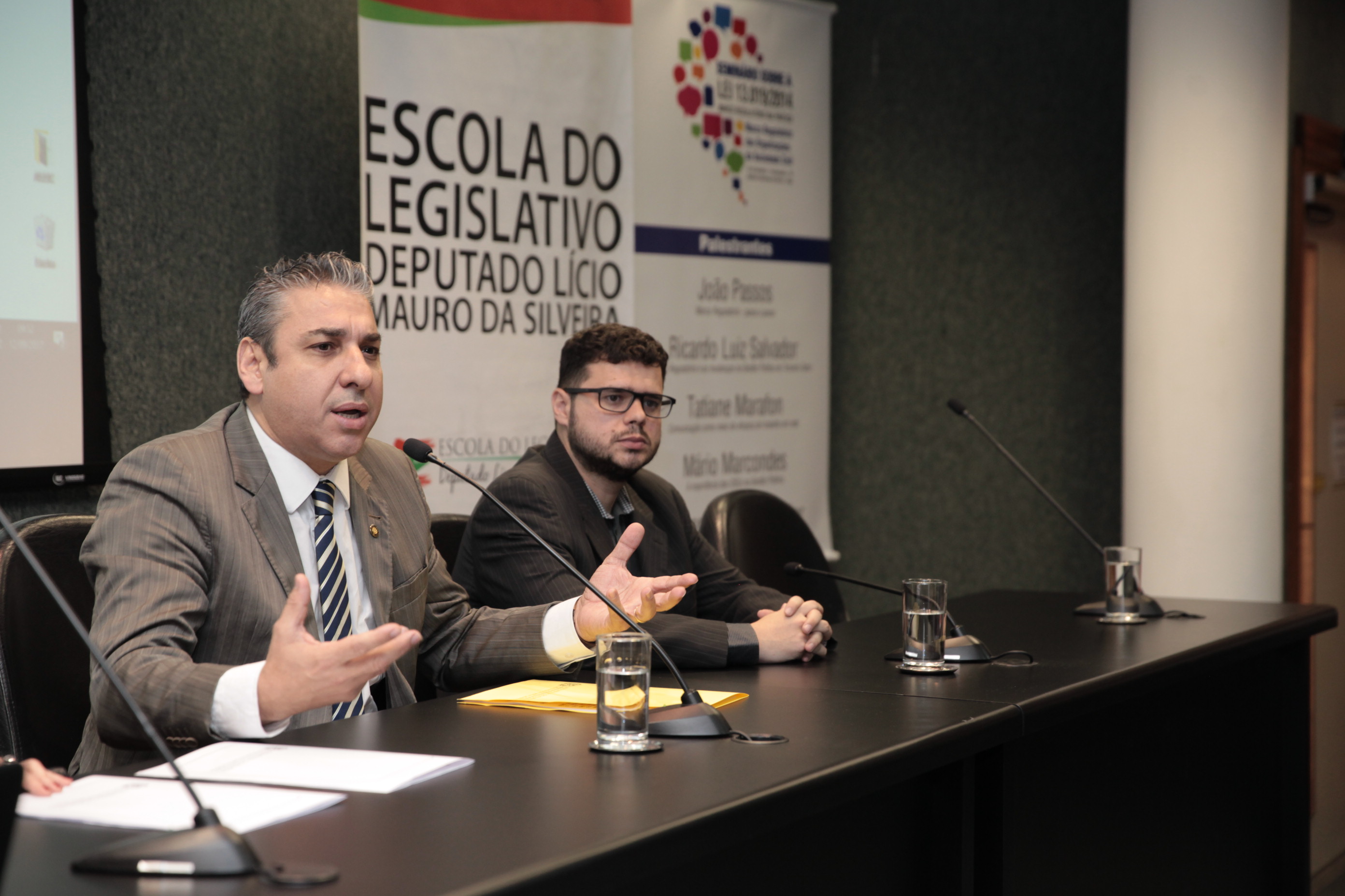 Deputado Mario Marcondes (PSDB). Seminário Sobre a Lei do Marco Regulatório.