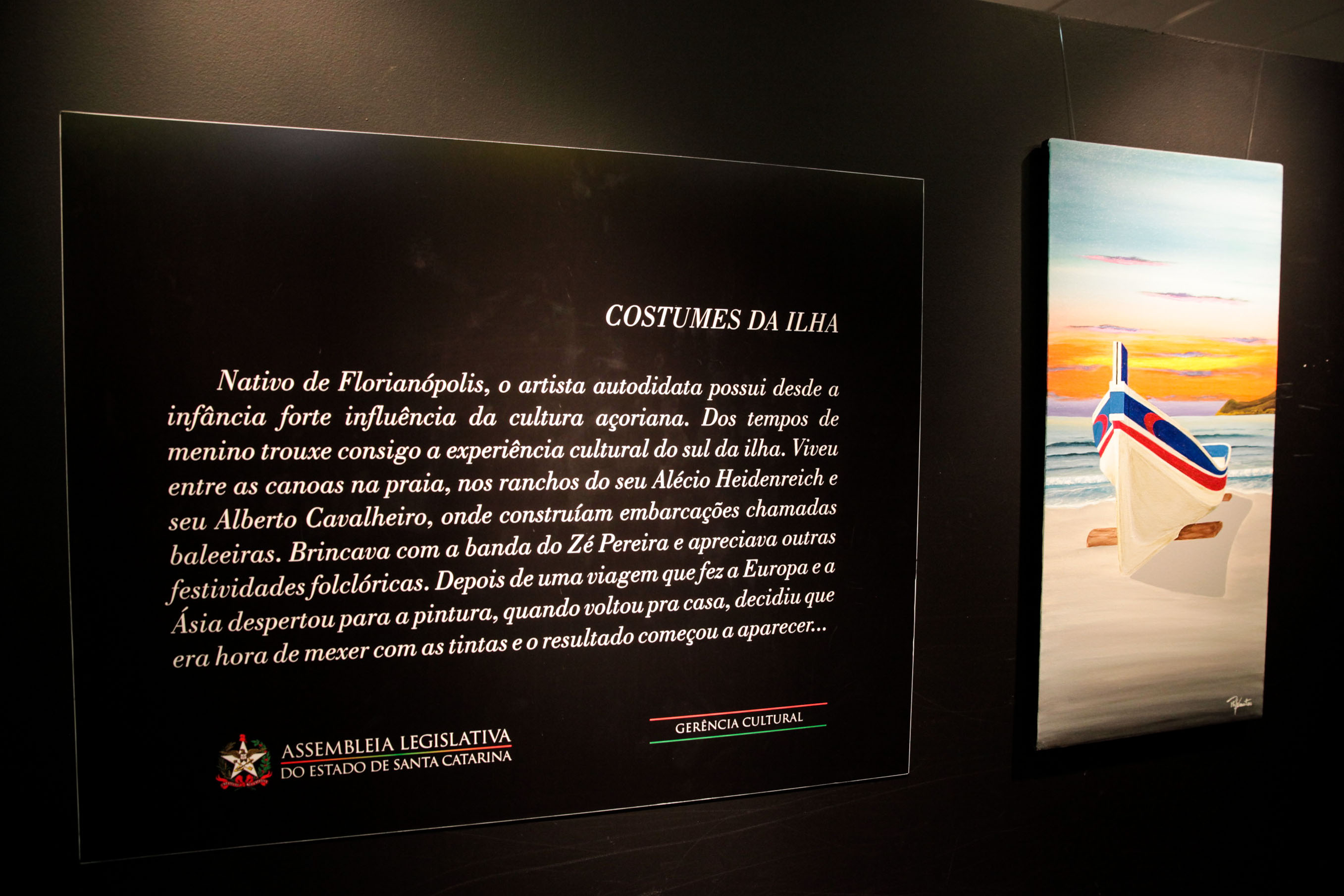 Exposição Costumes da Ilha.