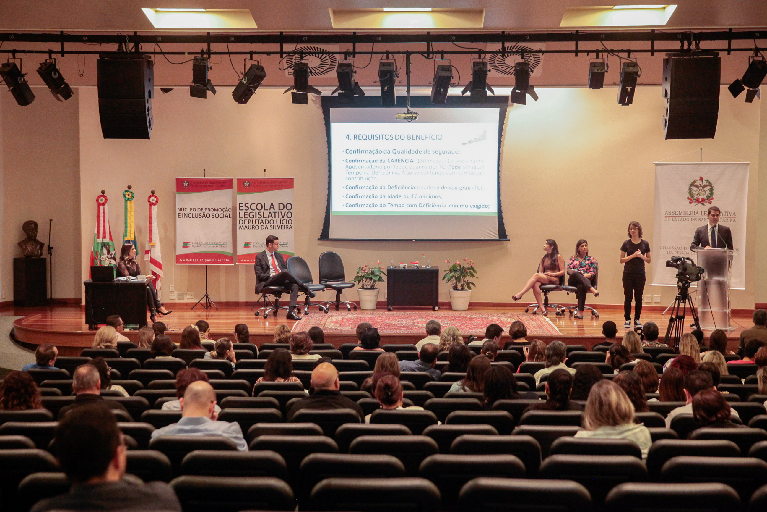 Seminário Inclusão da Pessoa com Deficiência.