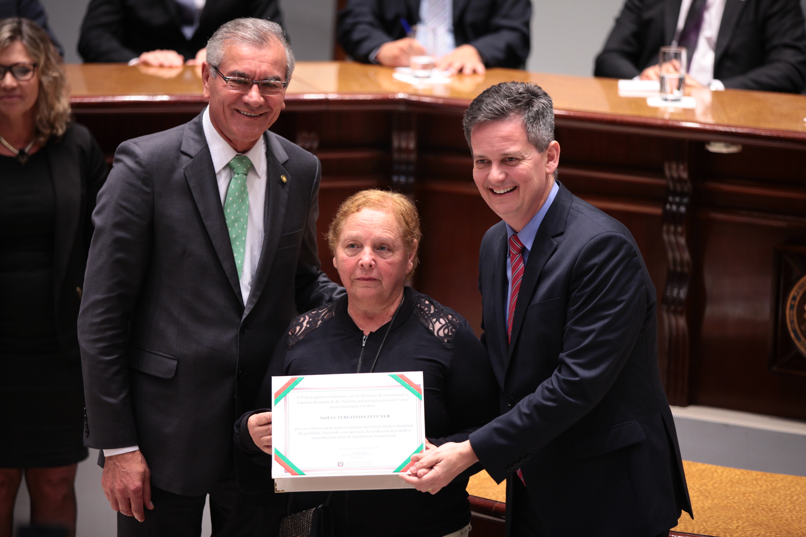 Sessão Solene 65 Anos da Fundação Hospitalar Rio Negrinho.