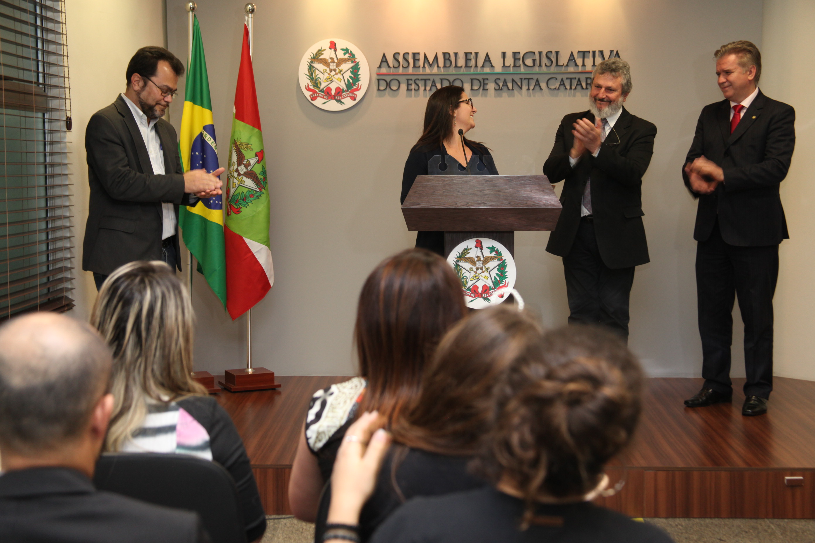 Entrega da Comenda em Homenagem ao Delegado Alcivandro Espezim de Guaramirim.