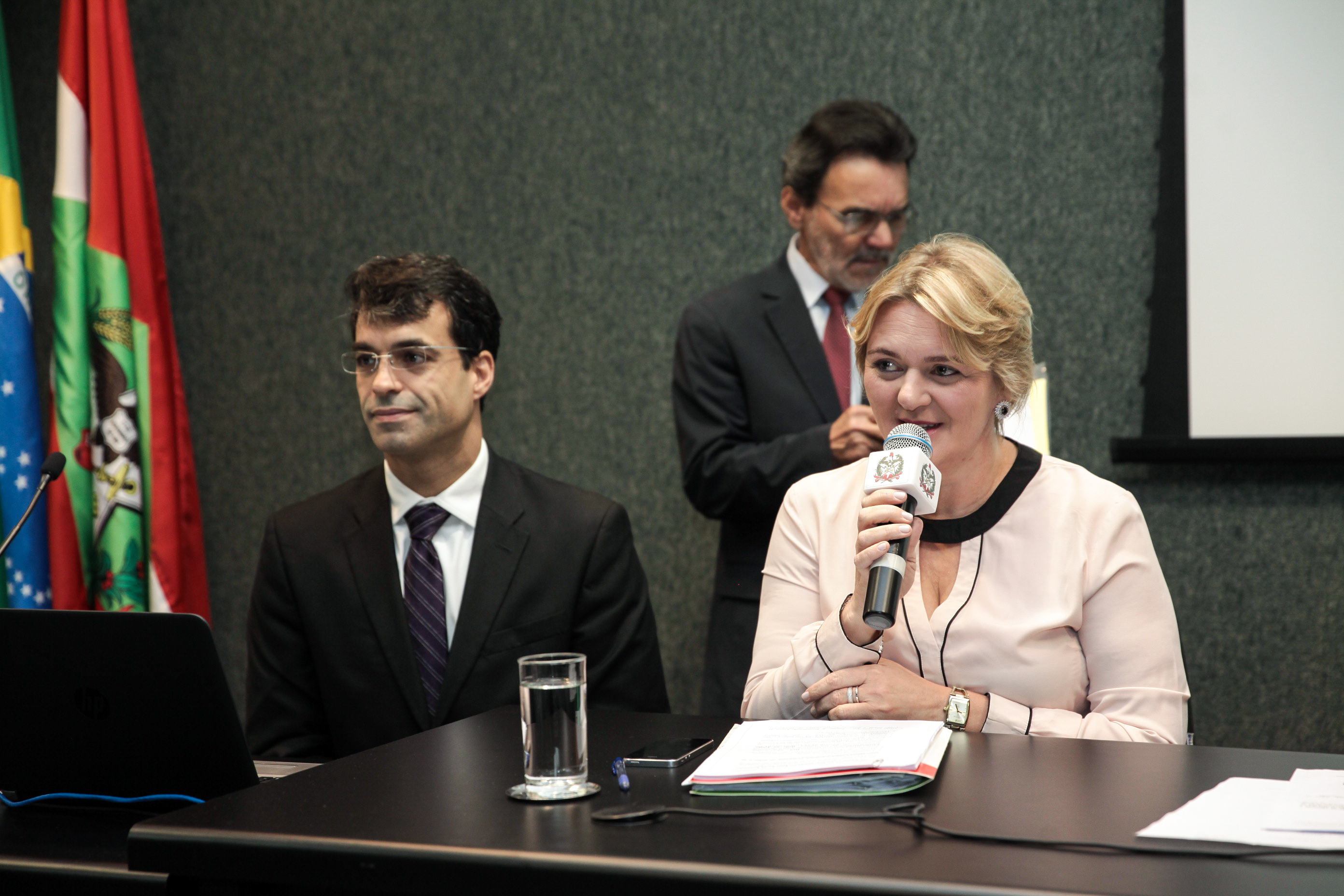 Deputada Luciane Carminatti (PT). Audiência Pública Sobre o Cumprimento das Metas Fiscais.