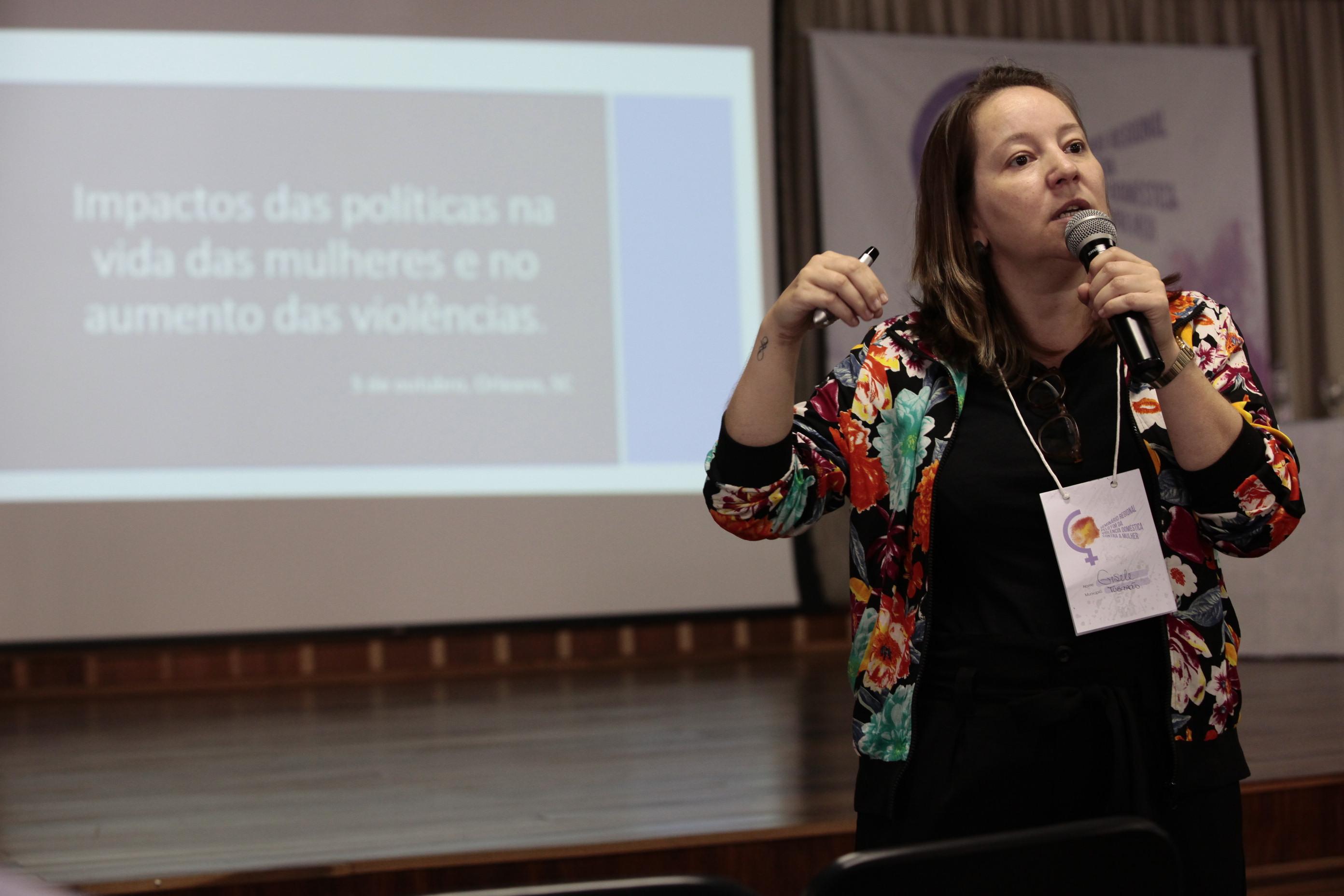Seminário Regional pelo Fim da Violência Doméstica contra a Mulher - Orleans.