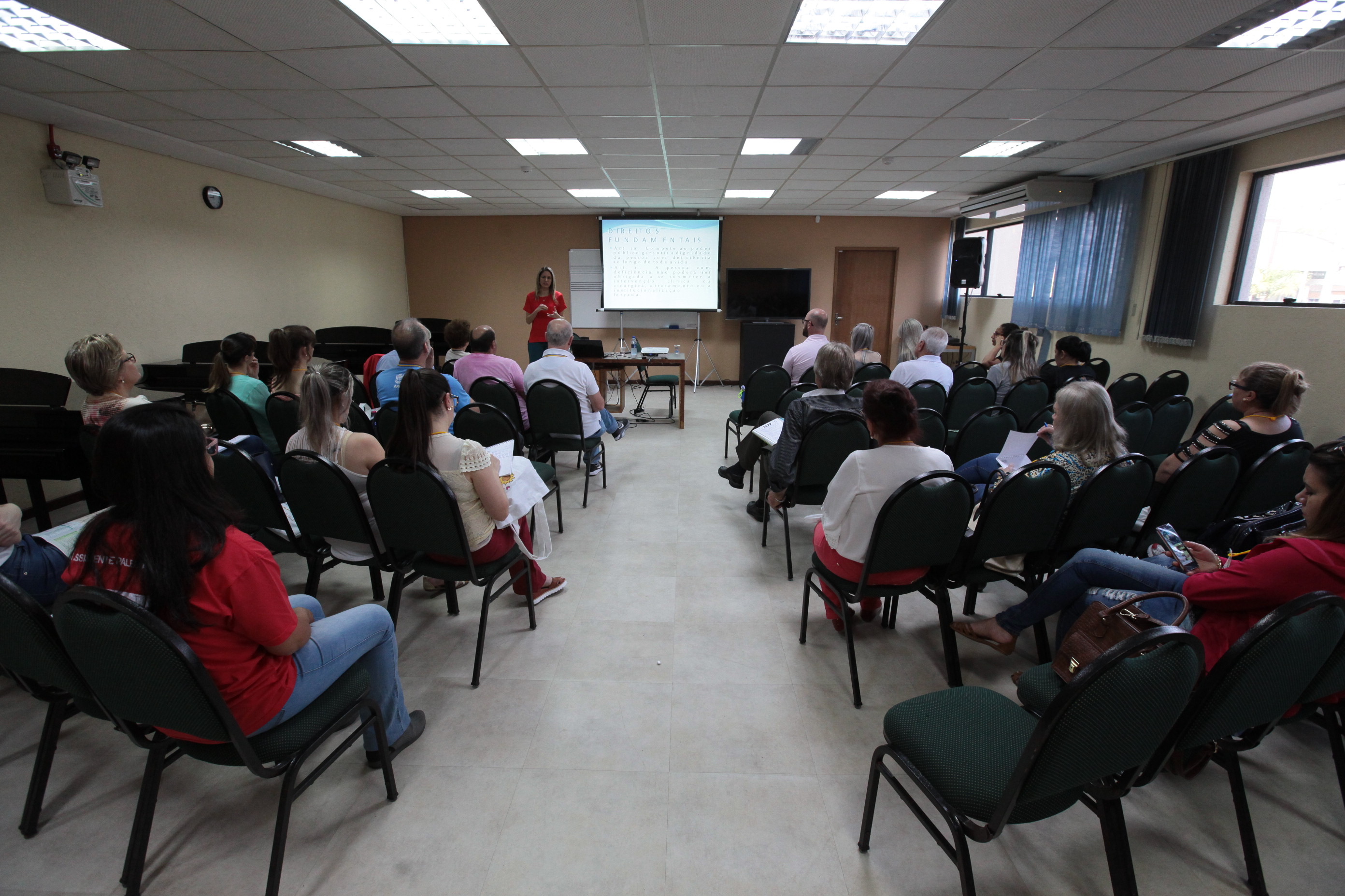 Encerramento do  XVI Congresso Estadual das APAEs de Santa Catarina. Cristiany de Castro.
