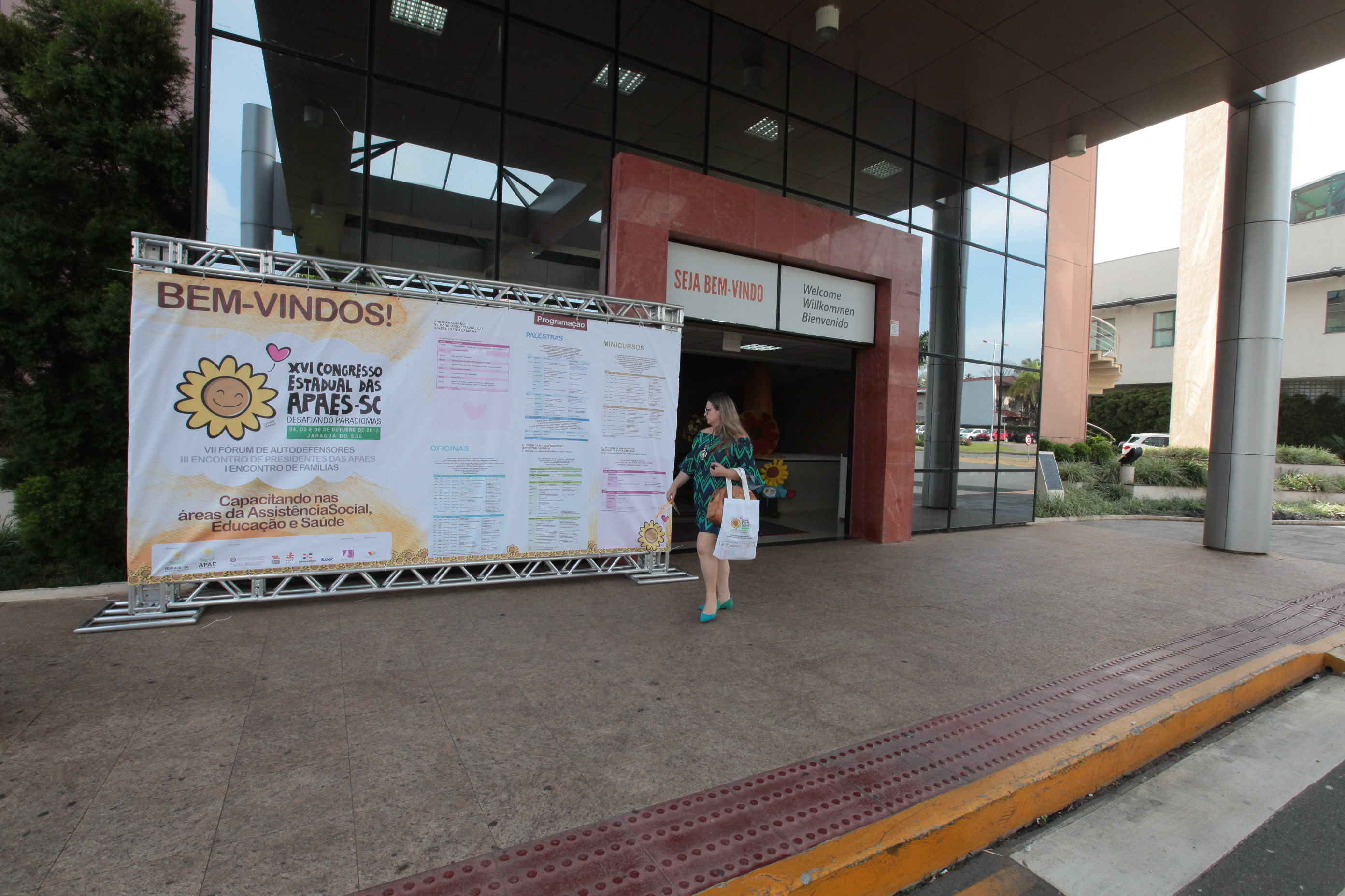 Encerramento do  XVI Congresso Estadual das APAEs de Santa Catarina.
