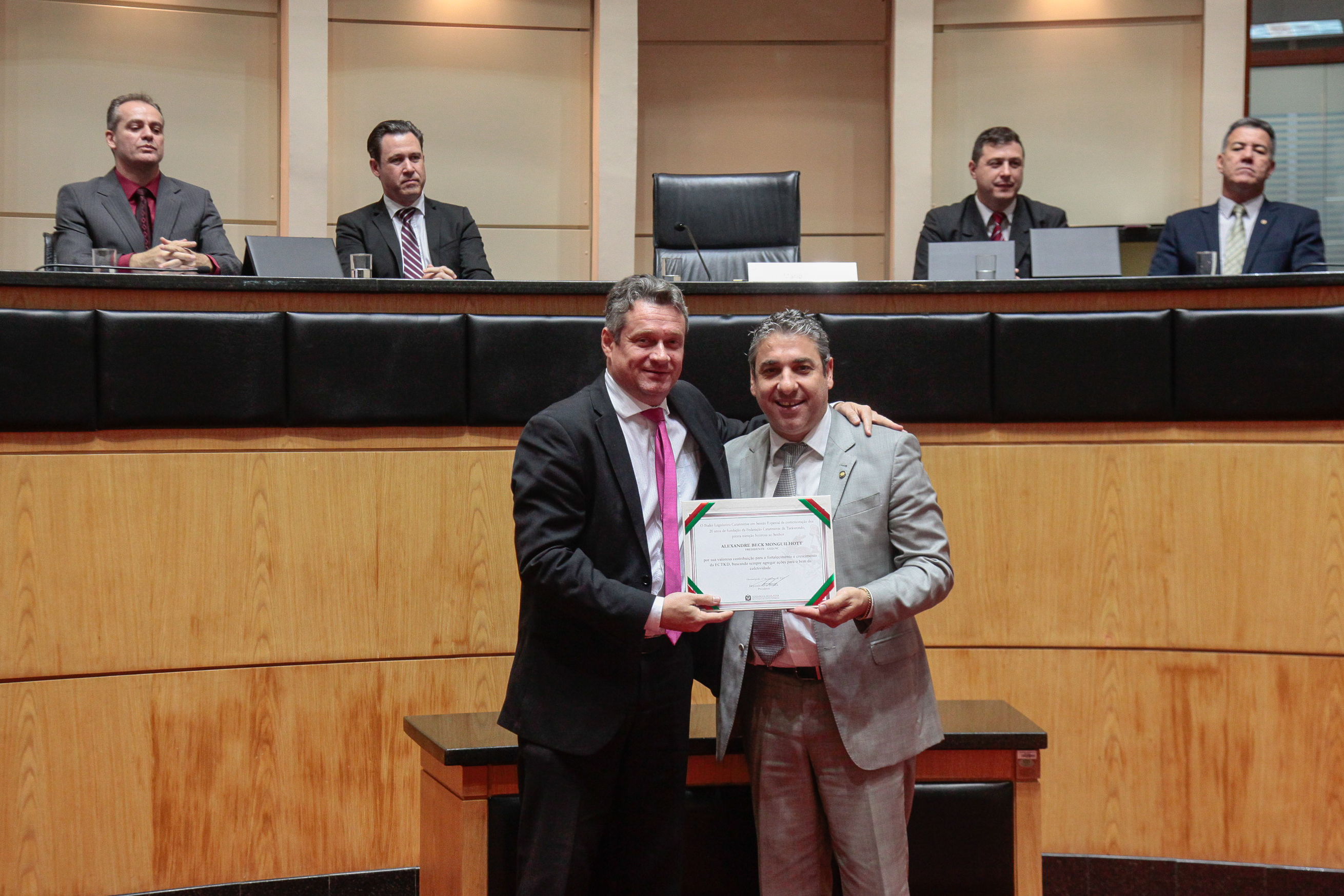 Sessão Especial em homenagem a Federação Estadual de Taekwondo.