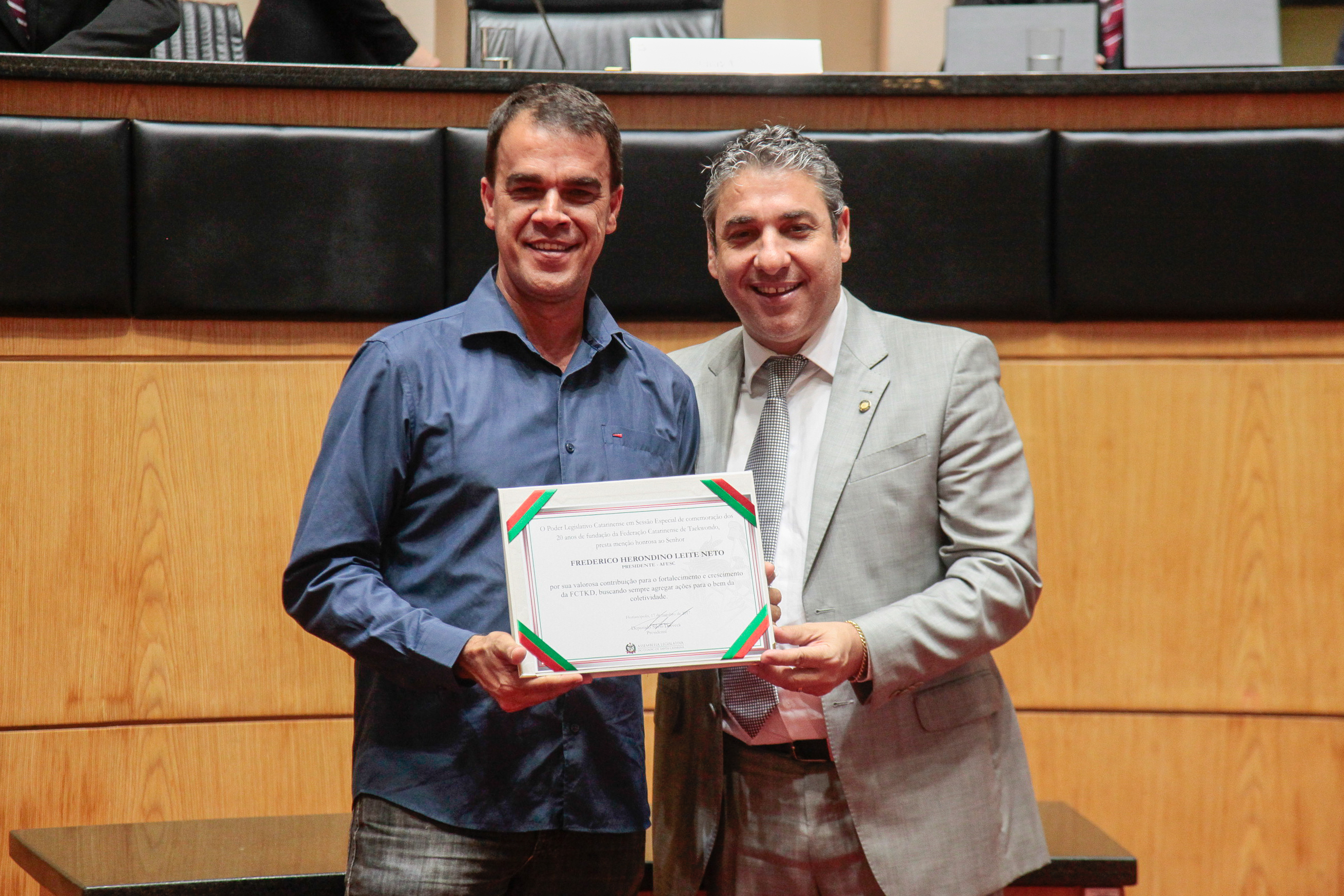 Sessão Especial em homenagem a Federação Estadual de Taekwondo.