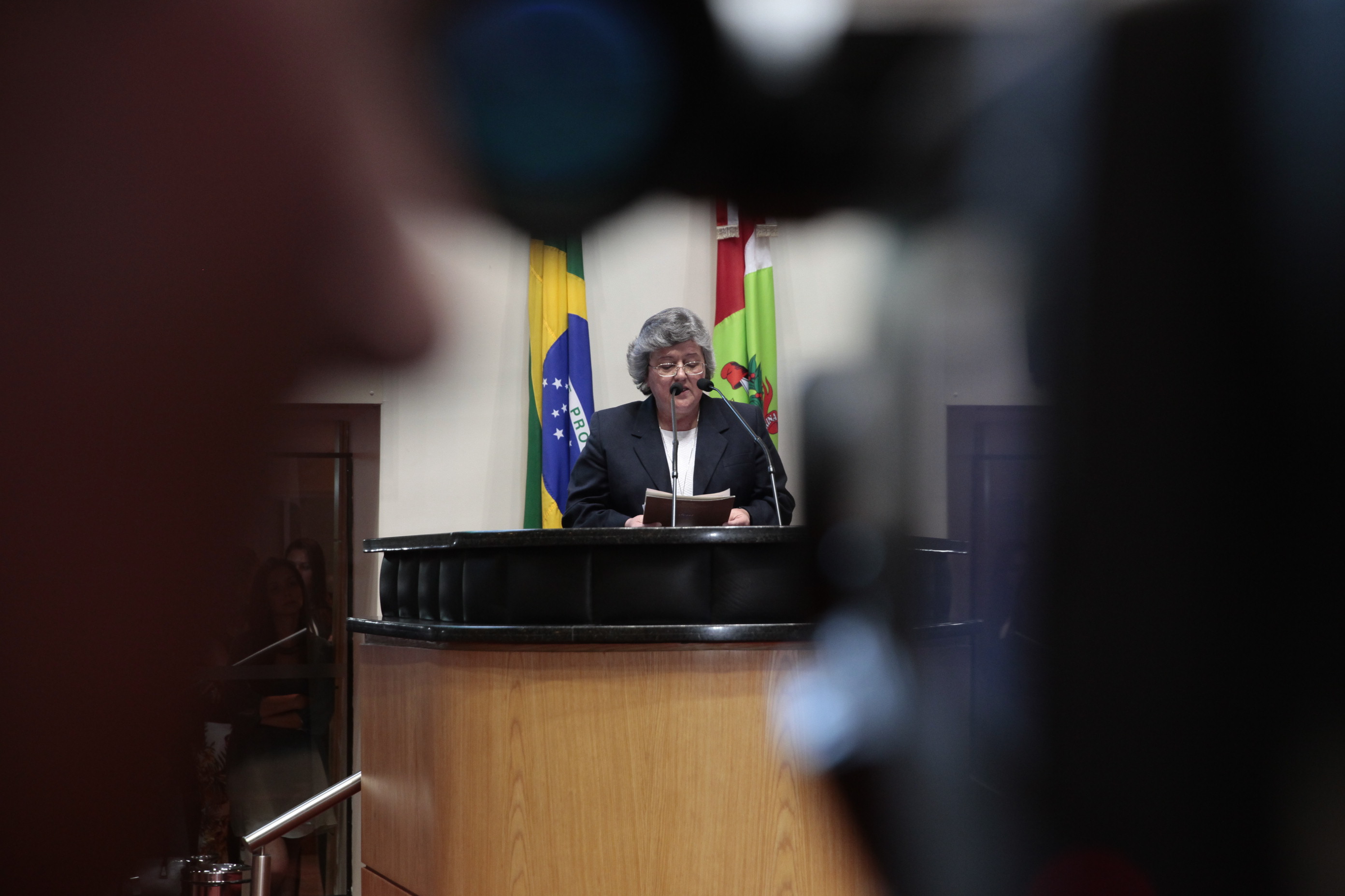 Sessão especial em homenagem à passagem dos 150 anos de fundação da Congregação das Irmãs Franciscanas em São José e 90 Anos em Angelina.